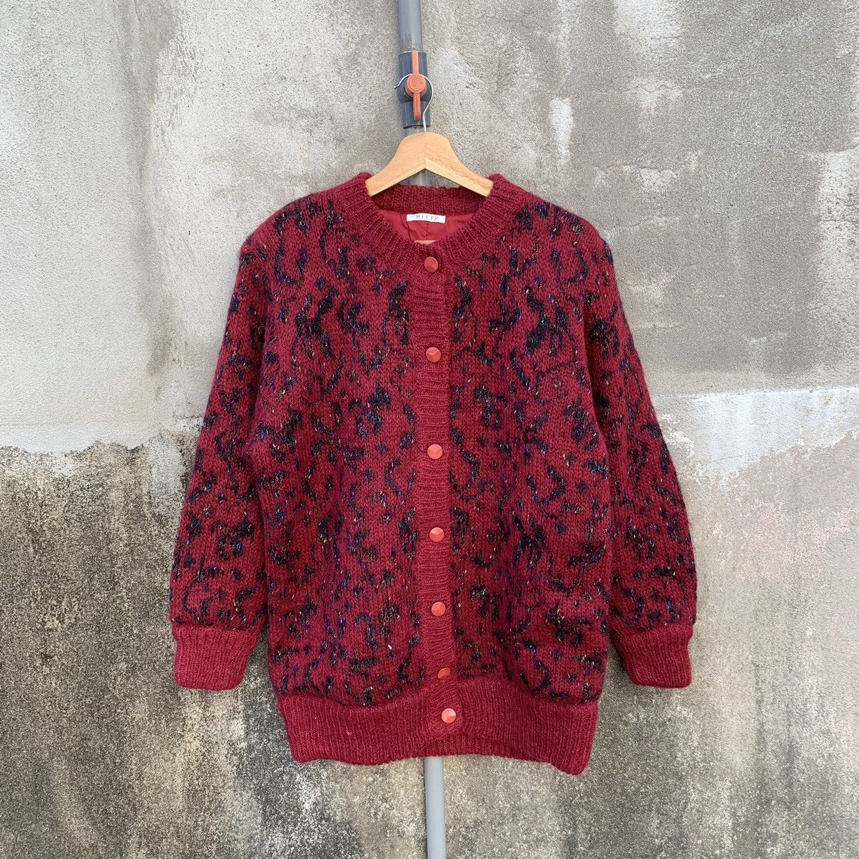 Aran Isles Knitwear × Japanese Brand Cardigan With Double Breast Knit Jumper Rittz Brand Sweater Size US M / EU 48-50 / 2 - 1 Thumbnail