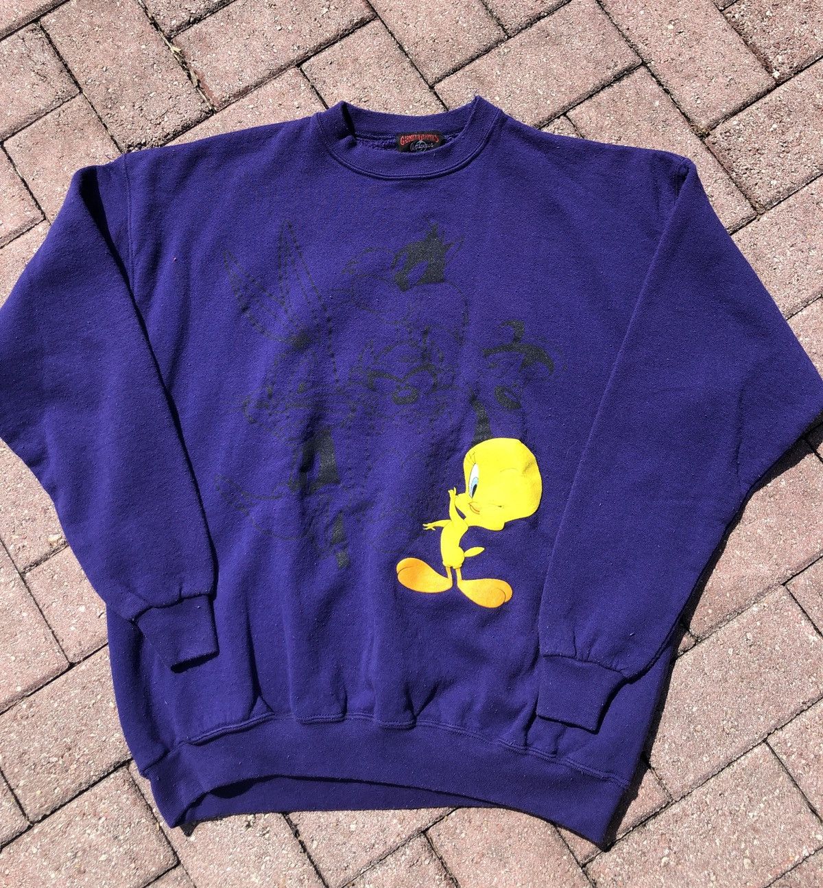 Vintage 90s 2024 Tweety crewneck sweatshirt size XL.