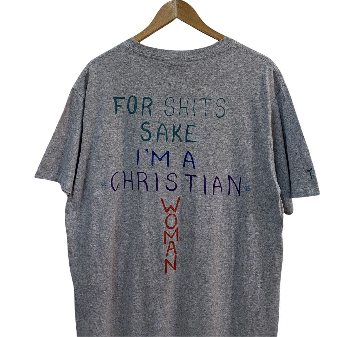 Band Tees RARE🔥FOR SHITS SAKE I’M A CHRISTIAN WOMAN VINTAGE T-SHIRTS Size US M / EU 48-50 / 2 - 3 Thumbnail