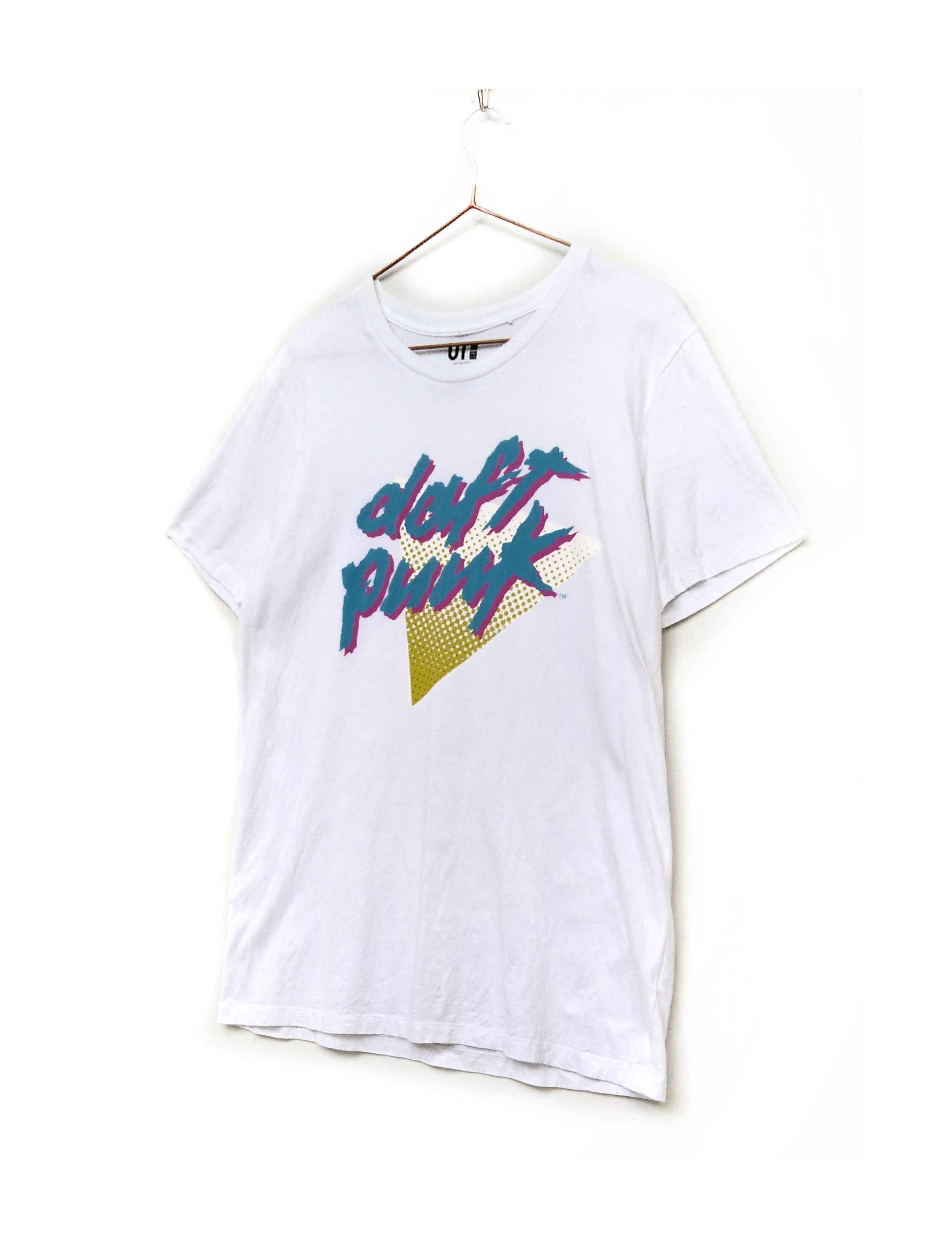 Band Tees × Uniqlo Historic Daft Punk Spell Out Logo Crewneck Band Tshirt Size US L / EU 52-54 / 3 - 3 Thumbnail