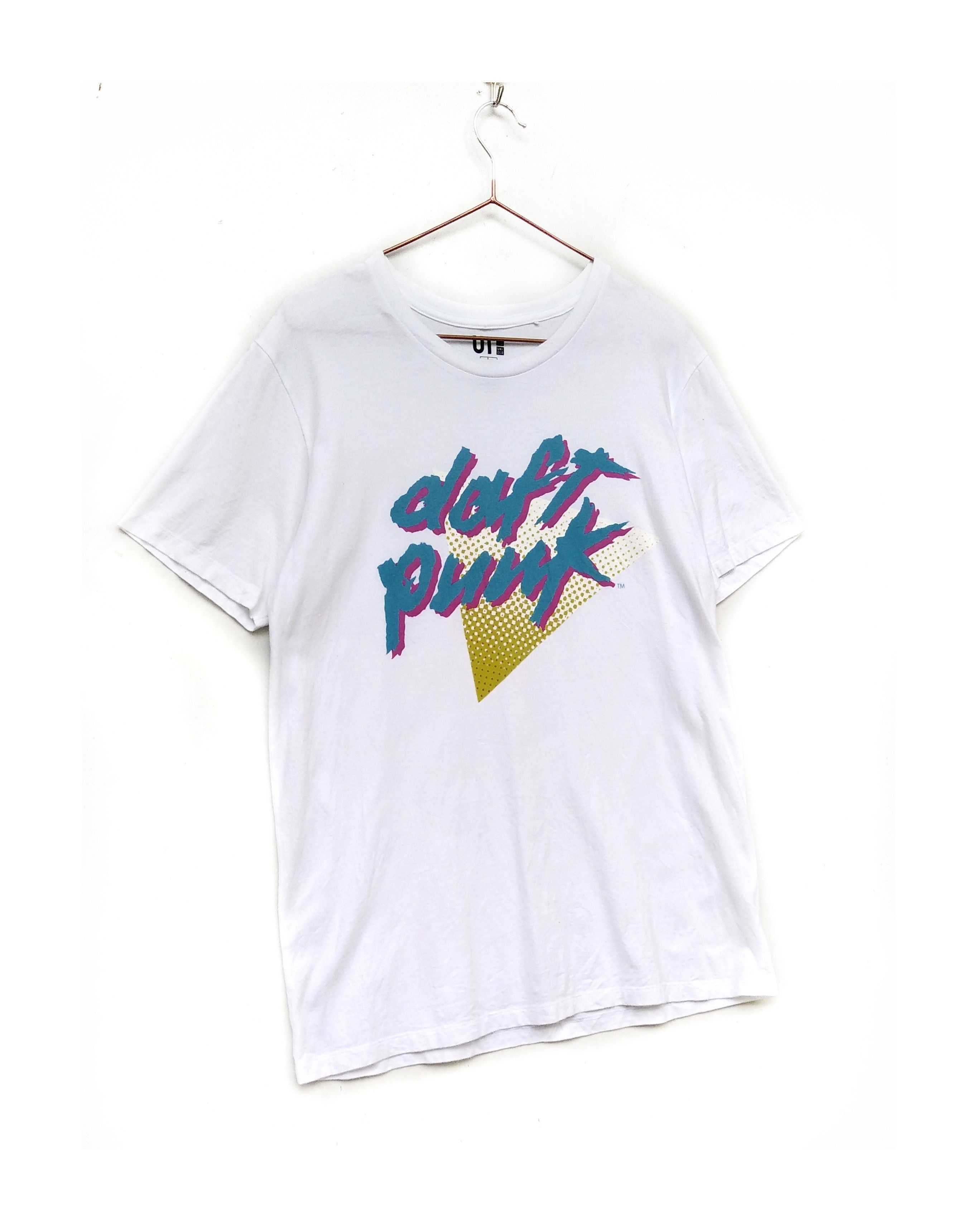 Band Tees × Uniqlo Historic Daft Punk Spell Out Logo Crewneck Band Tshirt Size US L / EU 52-54 / 3 - 2 Thumbnail