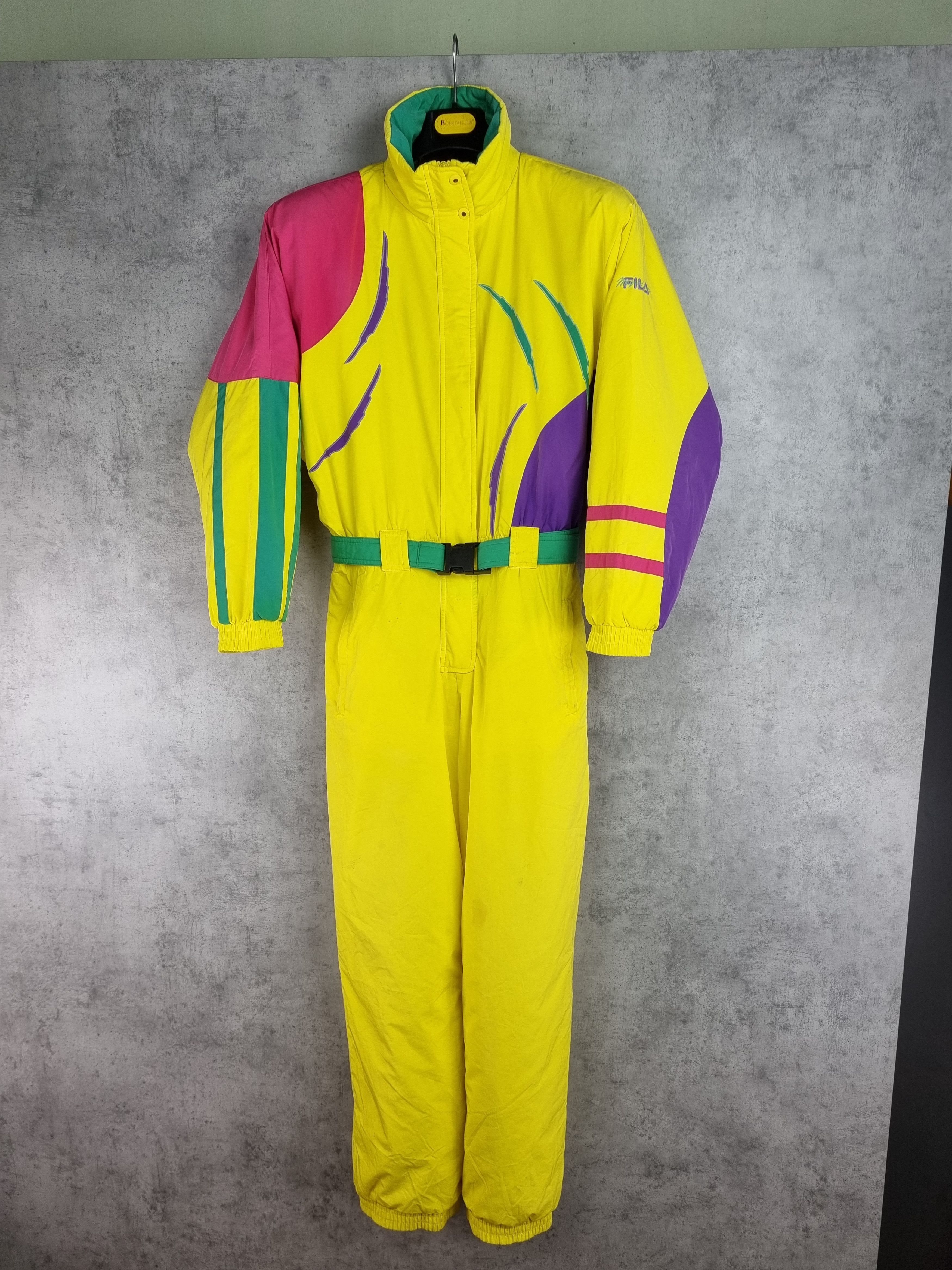 Fila × Vintage 90s Fila Magic Line Attractive Jumpsuit Size US 32 / EU 48 - 2 Thumbnail