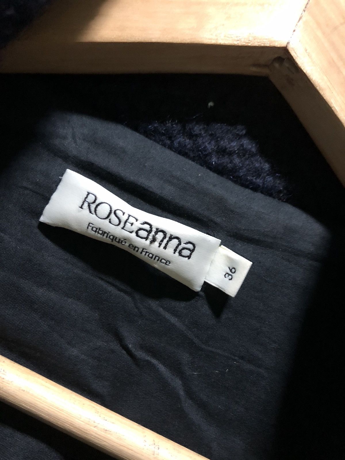 Designer × Vintage VINTAGE ROSEANNA BLEND WOOL WITH LEATHER PIPING PARKA JACKET Size US M / EU 48-50 / 2 - 6 Thumbnail