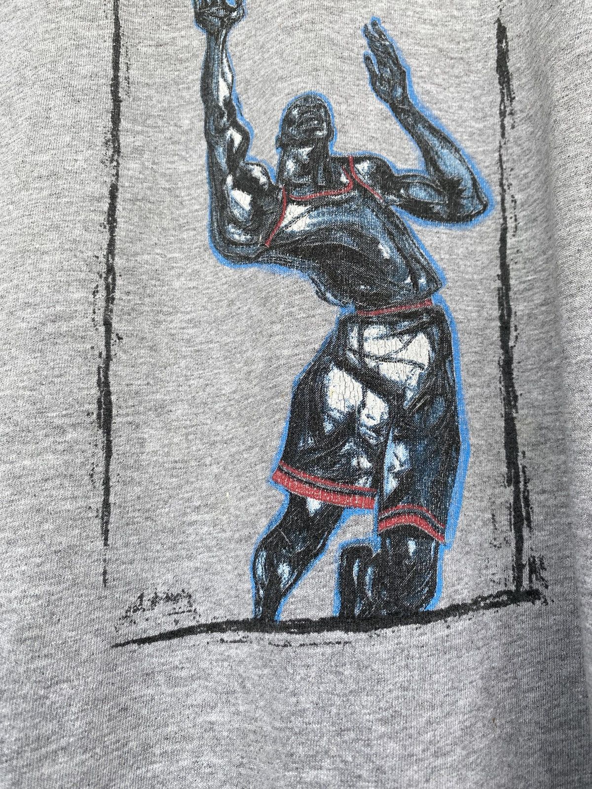 Jordan Brand 90’s Nike Vintage Basketball jordan t-shirt Size US L / EU 52-54 / 3 - 9 Thumbnail