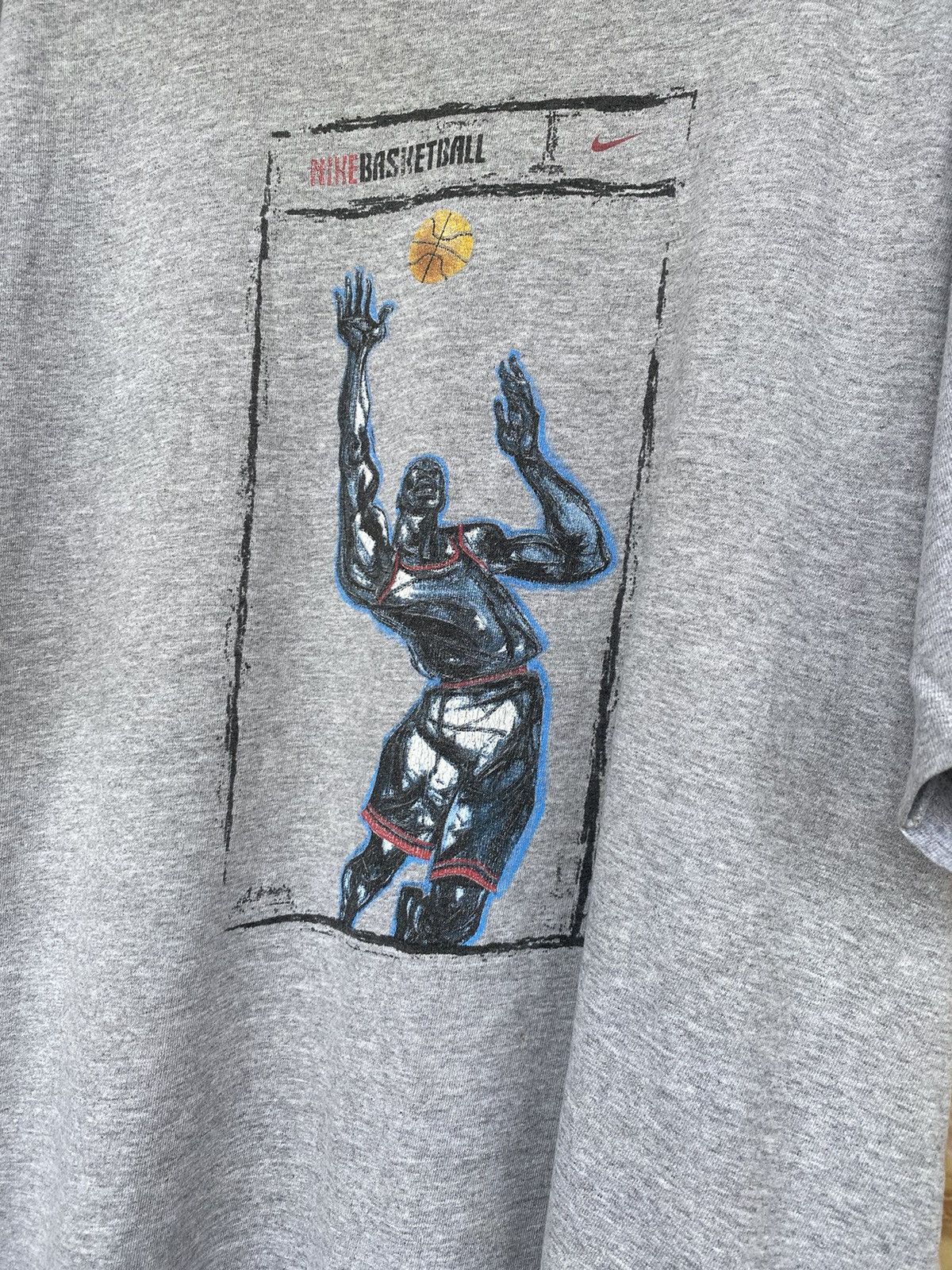 Jordan Brand 90’s Nike Vintage Basketball jordan t-shirt Size US L / EU 52-54 / 3 - 8 Thumbnail