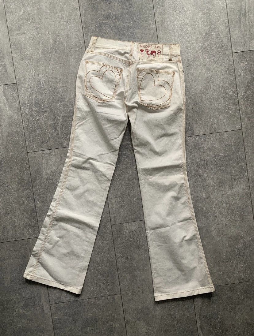 Moschino New 1990’s Moschino jeans nwt white slim bootcut rare denim Size 27" / US 4 / IT 40 - 1 Thumbnail