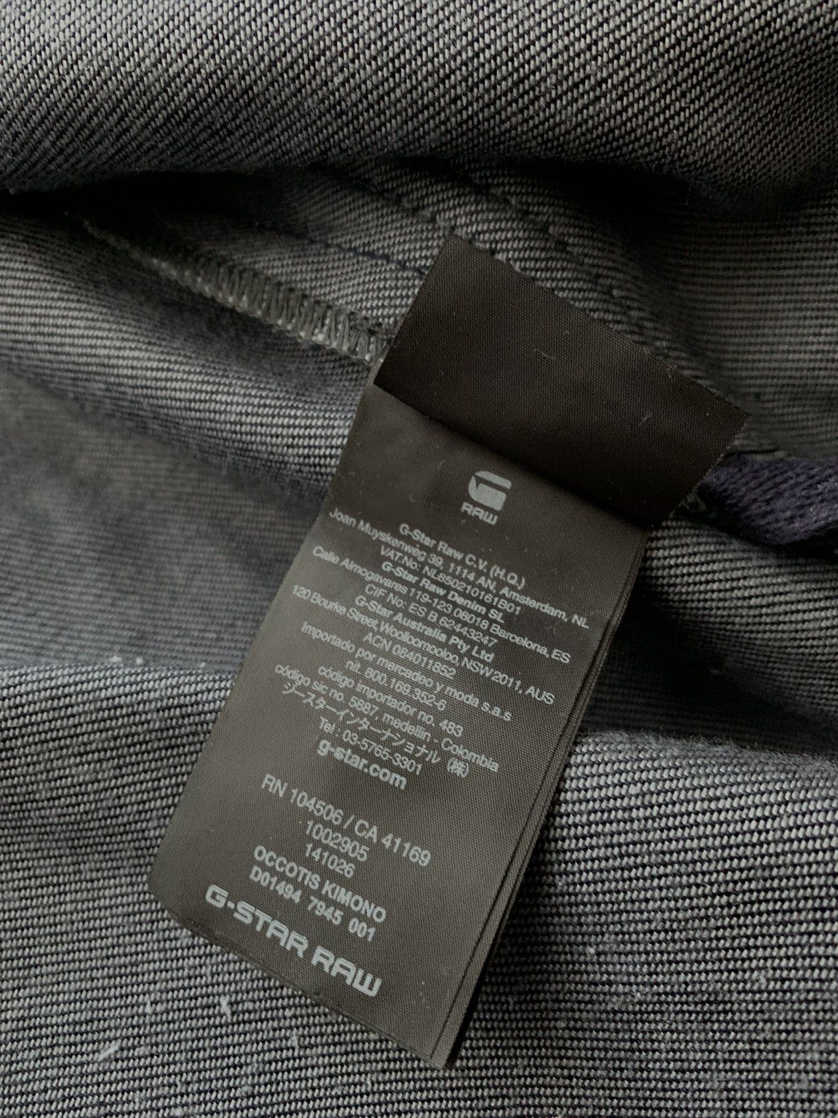 G-Star × Pharrell Gstar Bionic Pharell Williams occotis kimono denim Size US XL / EU 56 / 4 - 12 Thumbnail