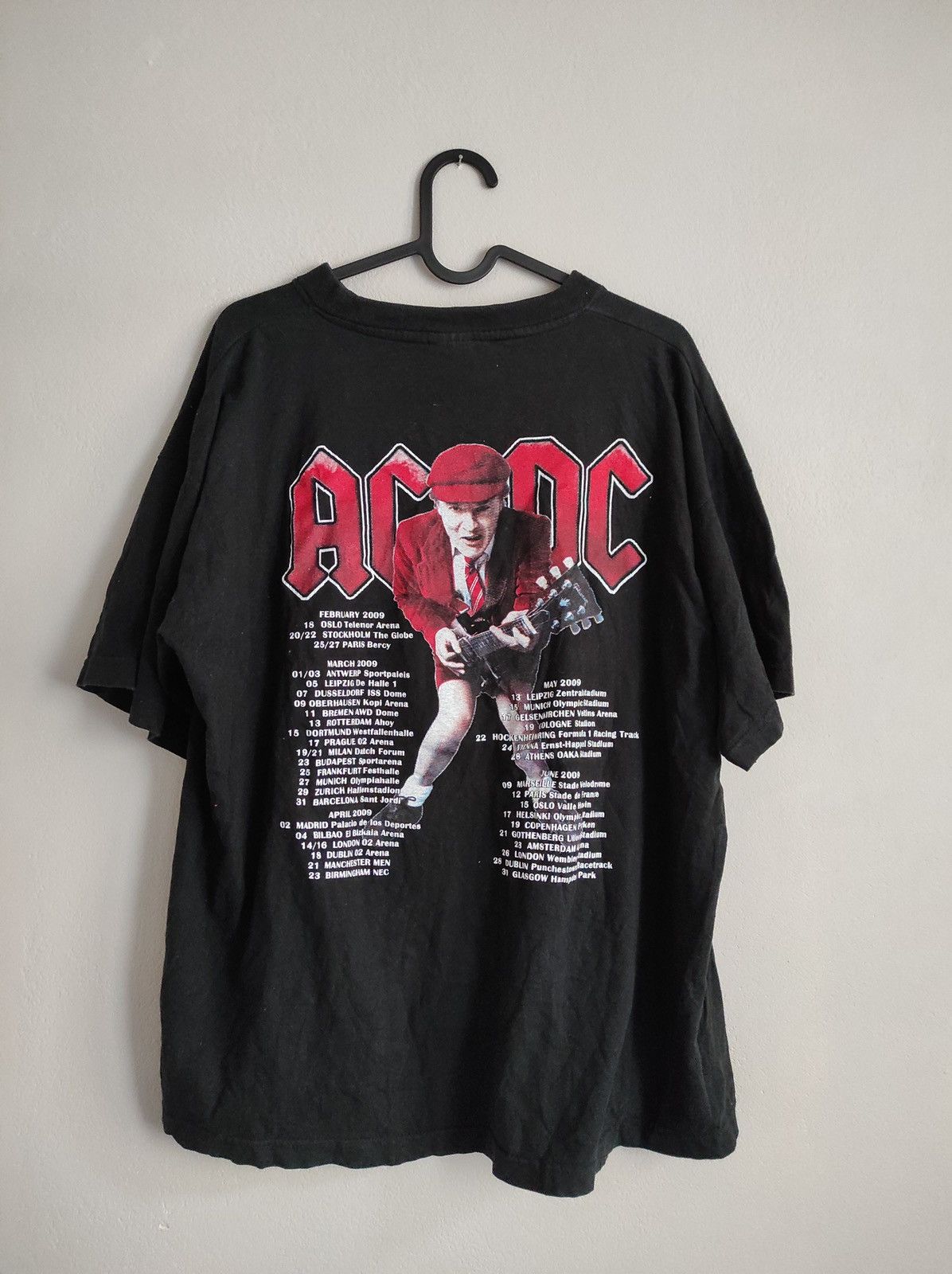Vintage Vintage 2009 AC/DC black ice t-shirt | Grailed
