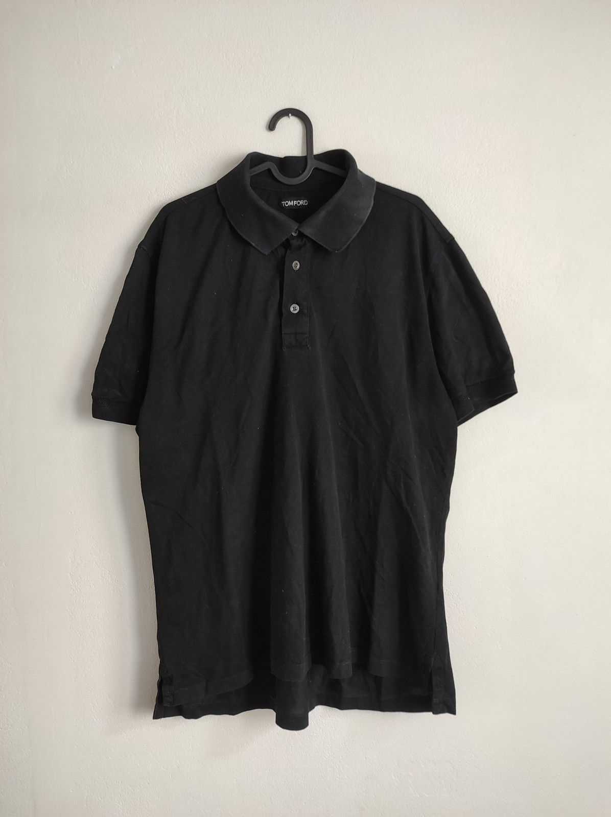 image of Archival Clothing Tom Ford Classic Black Polo Shirt, Men's (Size XL)