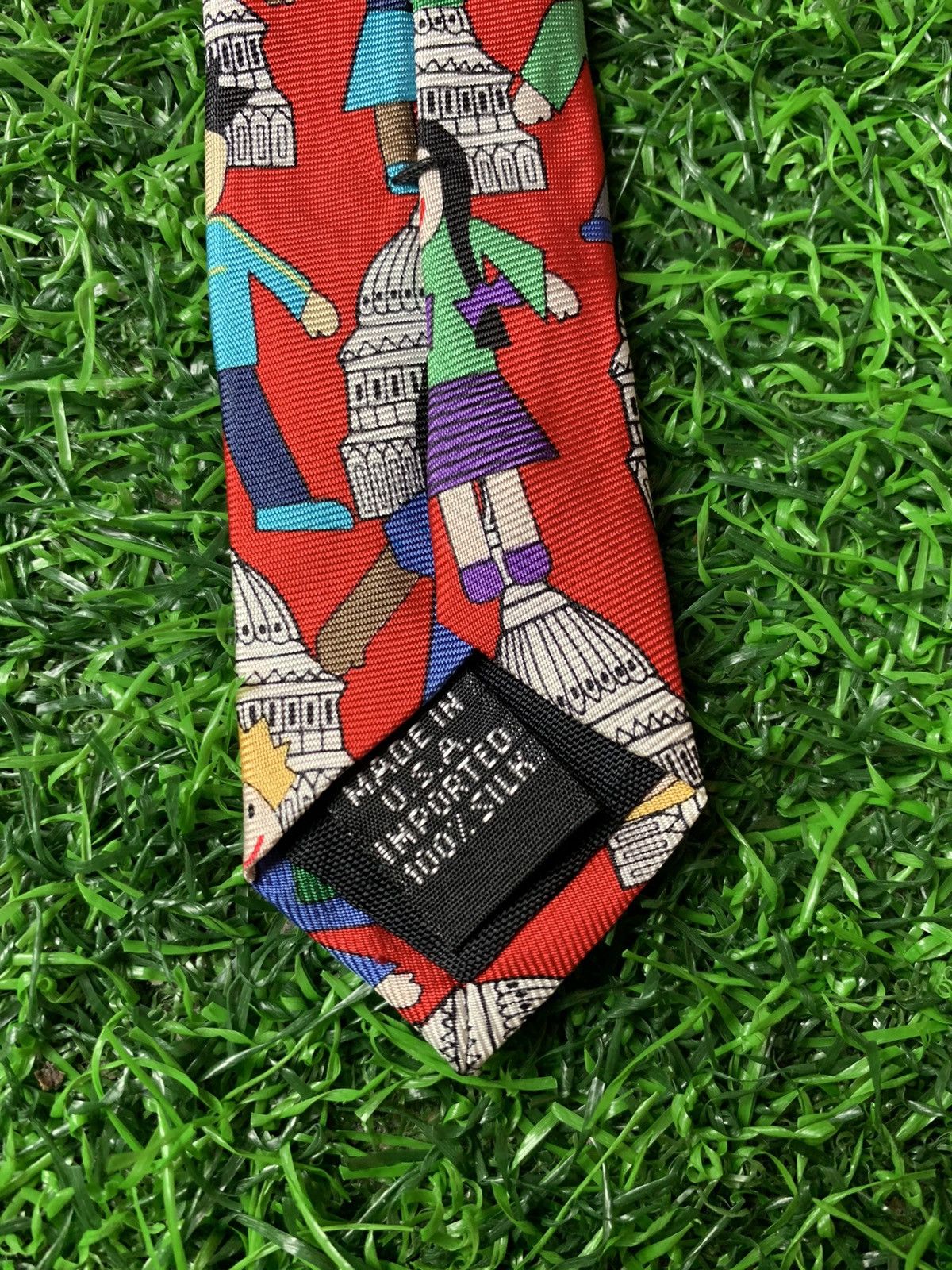 American Edition Vintage USA Artwork Save The Children Collection Neck Tie Size ONE SIZE - 5 Thumbnail