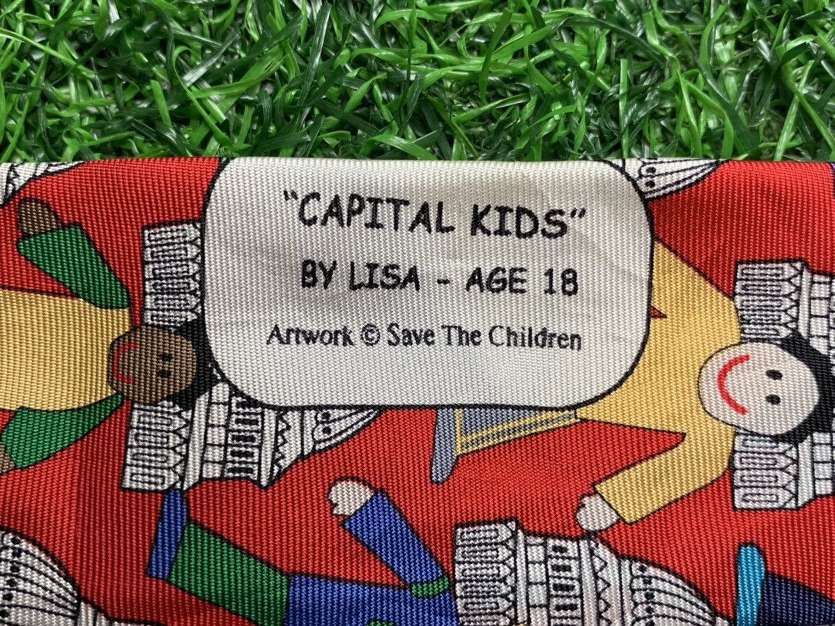 American Edition Vintage USA Artwork Save The Children Collection Neck Tie Size ONE SIZE - 6 Thumbnail