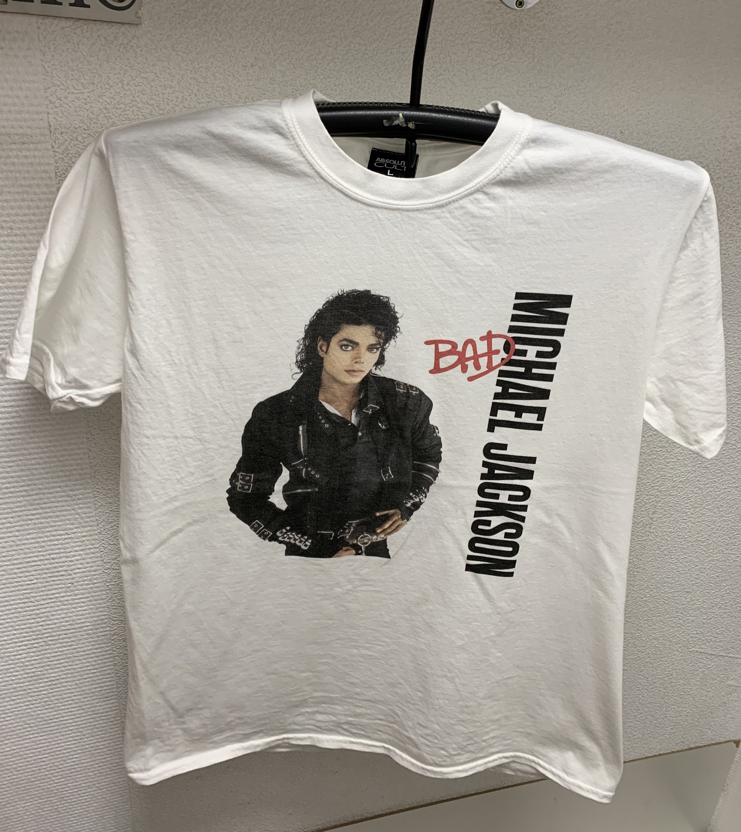 Band Tees Michael Jackson bad white vintage t-shirt L sz band tee rock Size US L / EU 52-54 / 3 - 1 Thumbnail