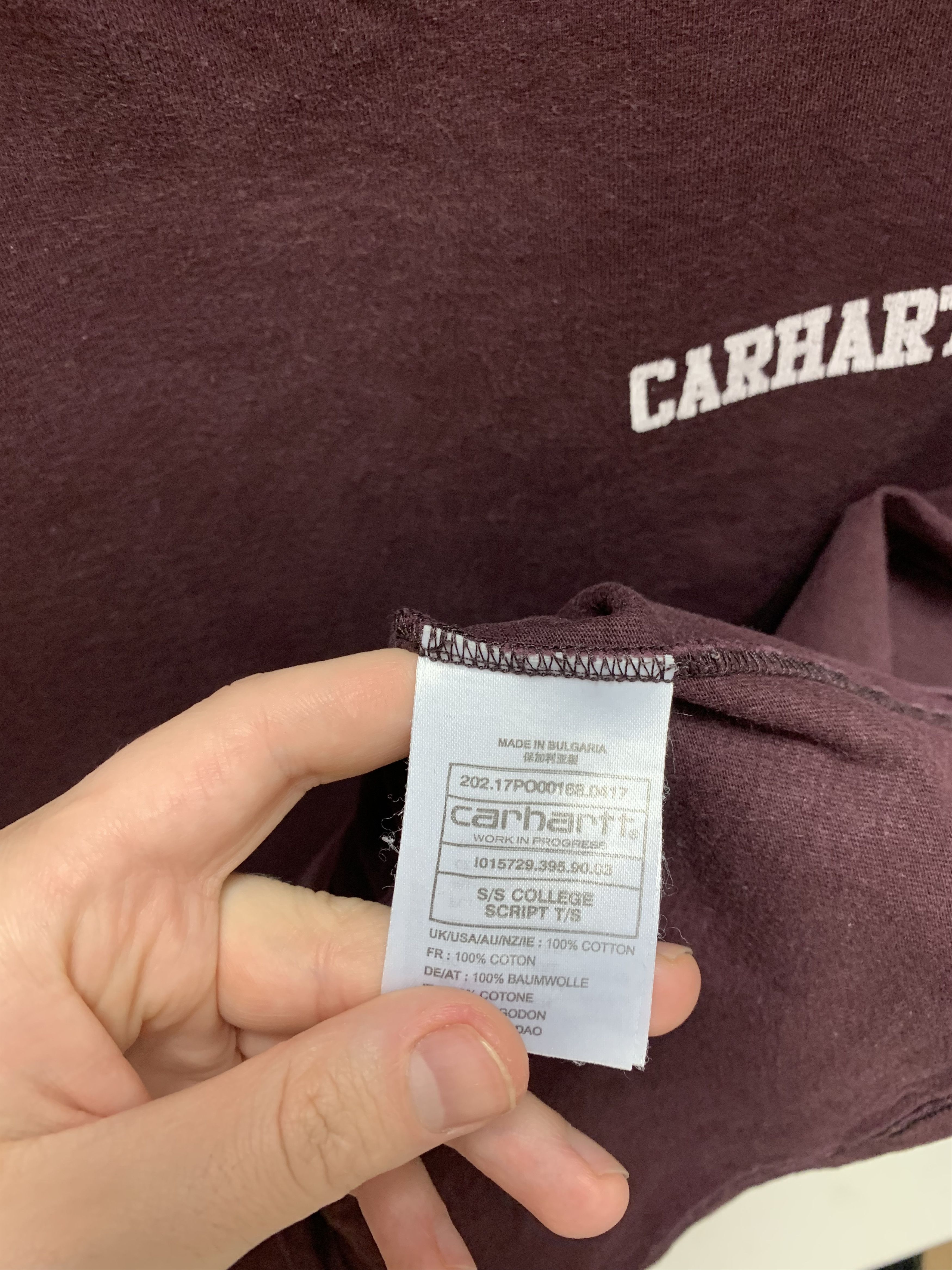 Carhartt Carhartt vintage bordo t-shirt xxl Size US XL / EU 56 / 4 - 4 Thumbnail