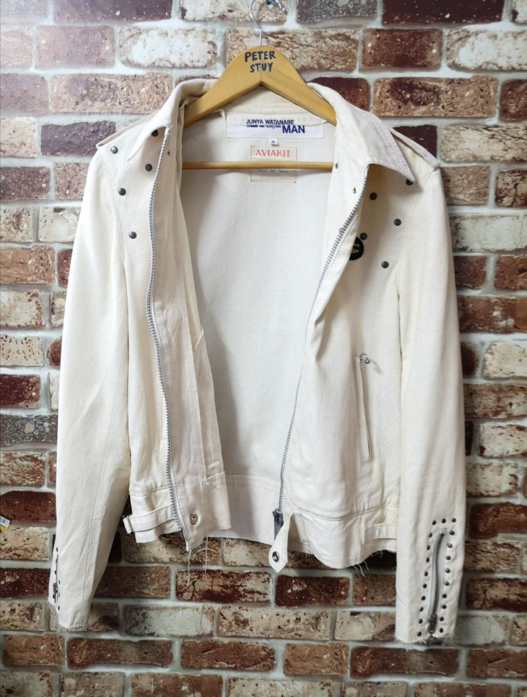 Comme des Garcons 🔥SALE🔥AD2002 VINTAGE JUNYA WATANABE x CDG BIKER JACKET Size US M / EU 48-50 / 2 - 3 Thumbnail