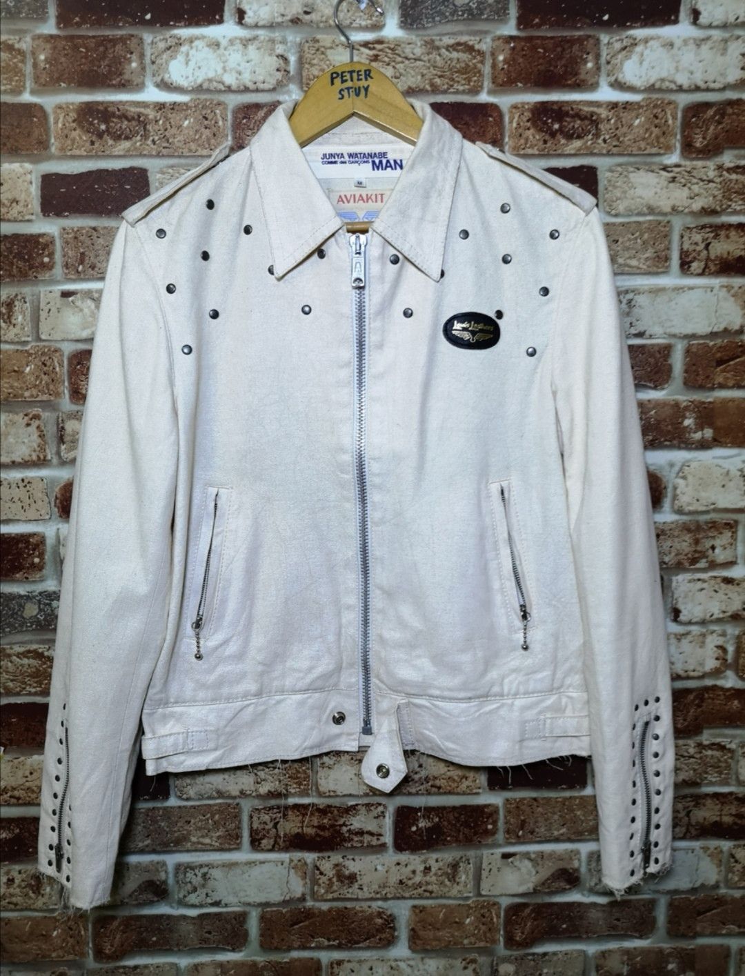 🔥SALE🔥AD2002 VINTAGE JUNYA WATANABE x CDG BIKER JACKET