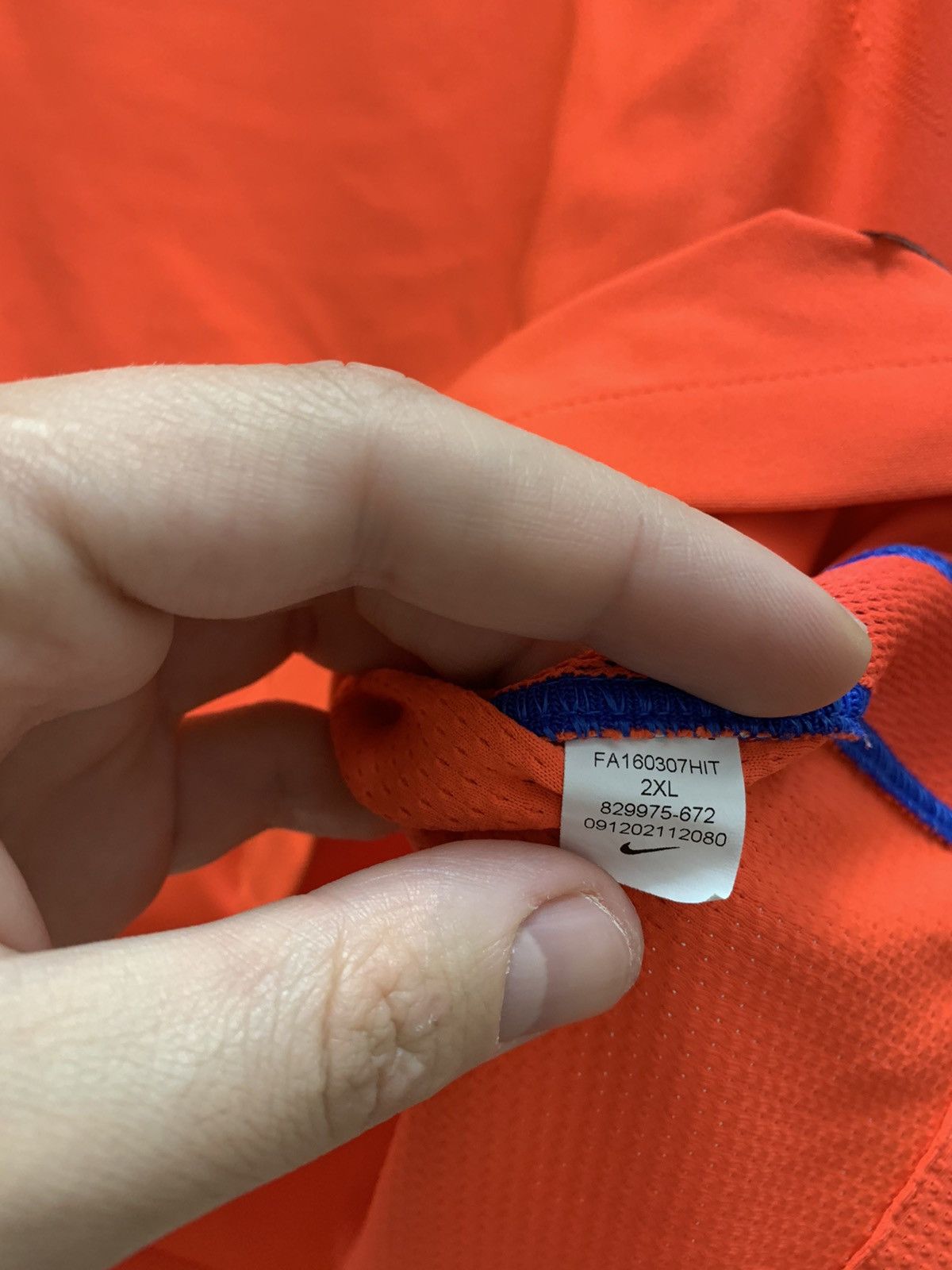Nike Nike Barcelona soccer jersey Xxl 2xl orange Size US XXL / EU 58 / 5 - 7 Thumbnail