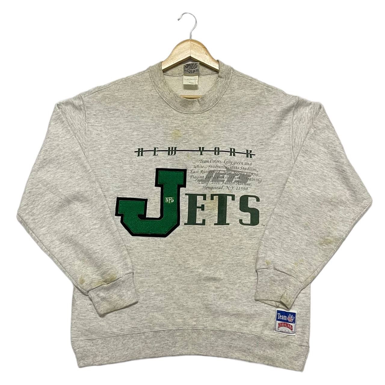 Vintage shops New York Jets Nutmeg Mills Sweatshirt