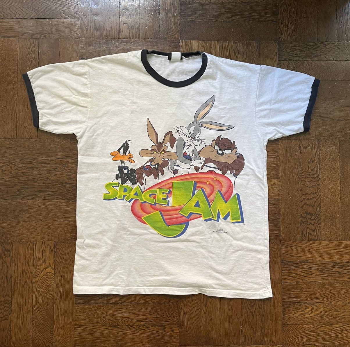 T Shirt Space Jam Jordan Vintage 1993 Nike Marvin The Martian