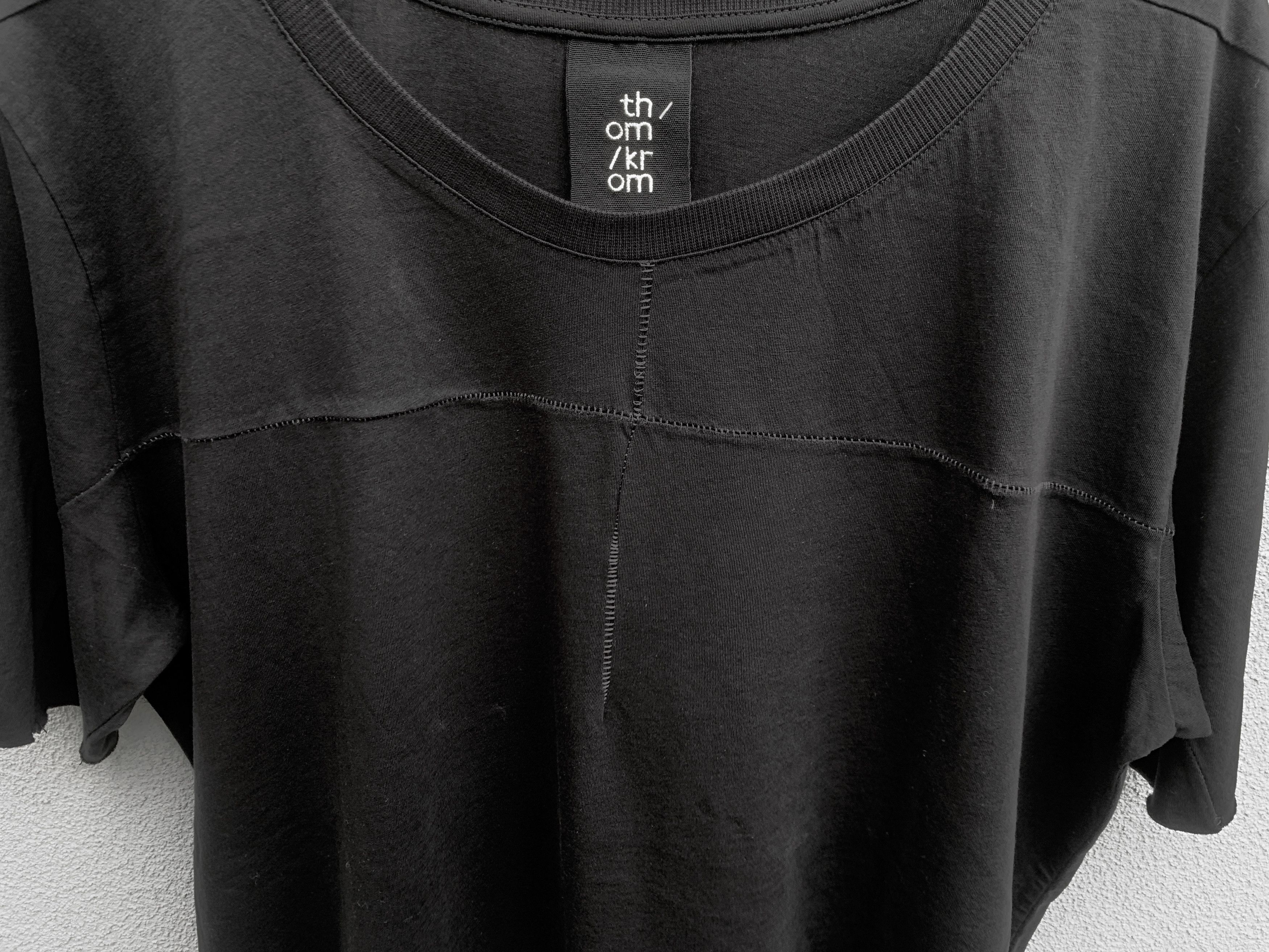 Thom Krom Thom Krom Black Tshirt XL Size US XL / EU 56 / 4 - 3 Thumbnail