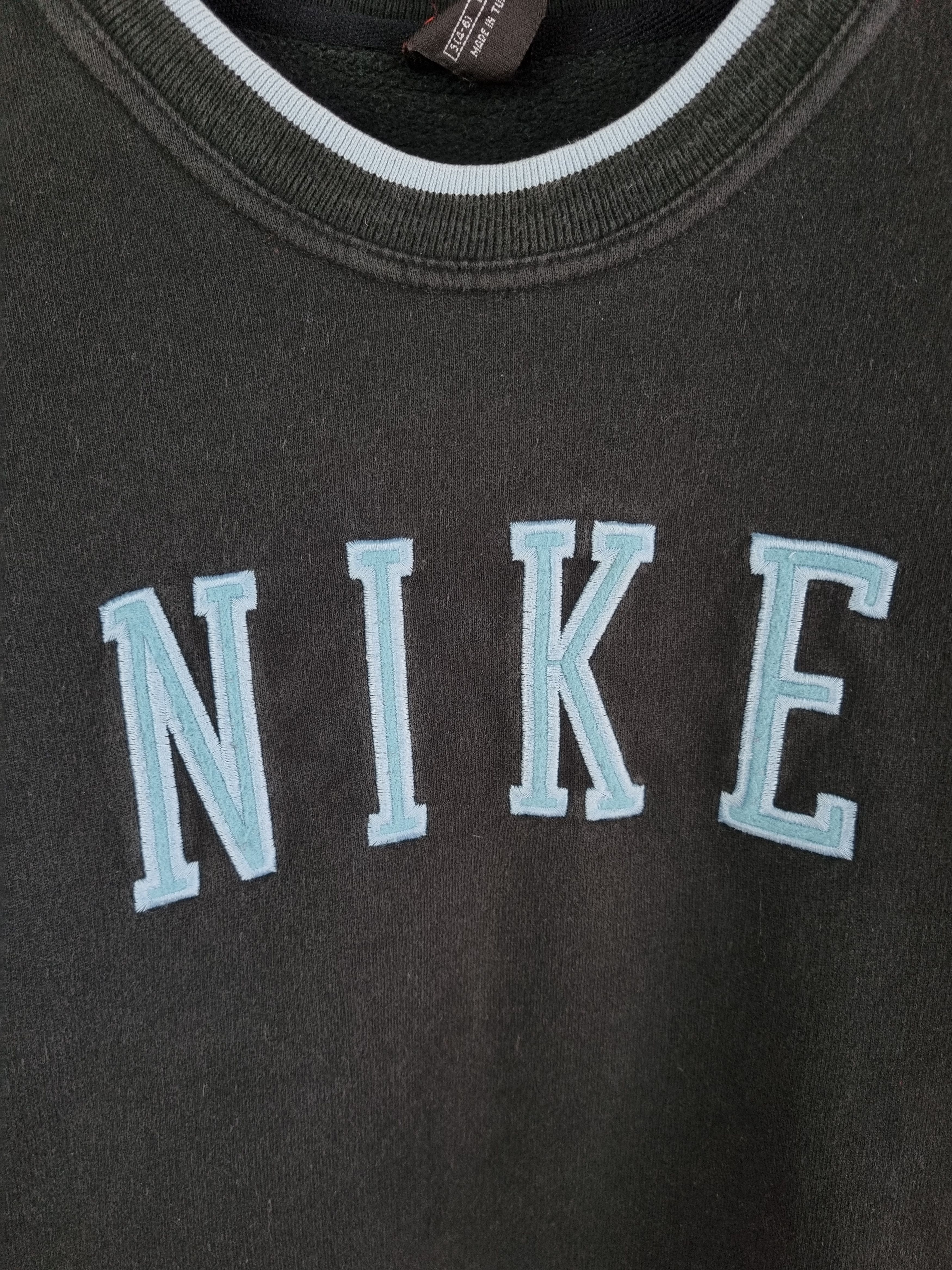 Nike × Vintage NIKE Rare Size 90s Spell Out Logo Distressed Sweatshirt Size S / US 4 / IT 40 - 4 Thumbnail