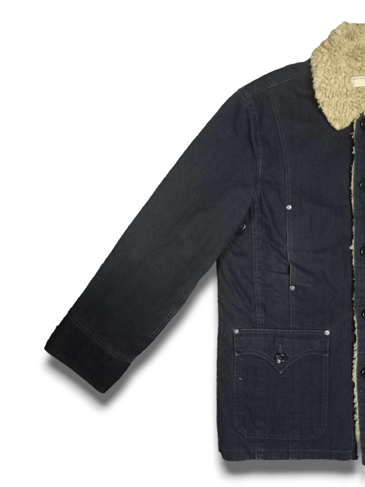 Levi's Vintage Levis Denim Jacket Lined Sherpa Size US L / EU 52-54 / 3 - 4 Thumbnail