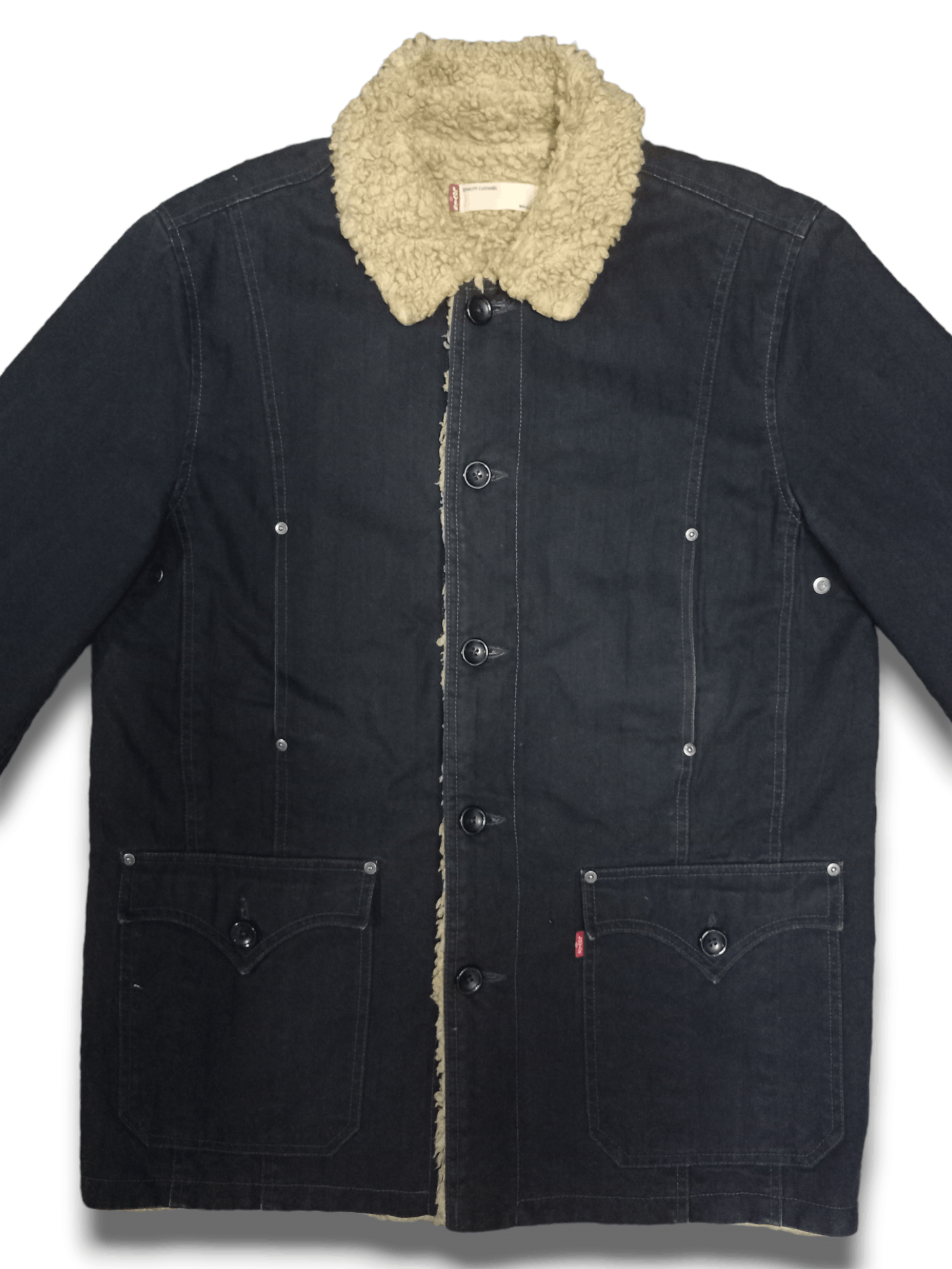 Levi's Vintage Levis Denim Jacket Lined Sherpa Size US L / EU 52-54 / 3 - 9 Thumbnail