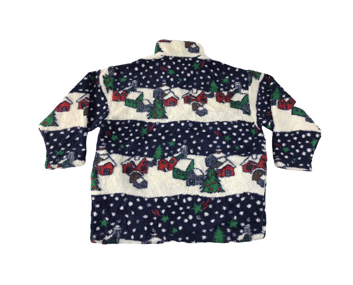 Ellesse × Vintage Ellesse Italy Goldwin Fluffy Wool Fleece Cityscape Design Size US XL / EU 56 / 4 - 2 Thumbnail