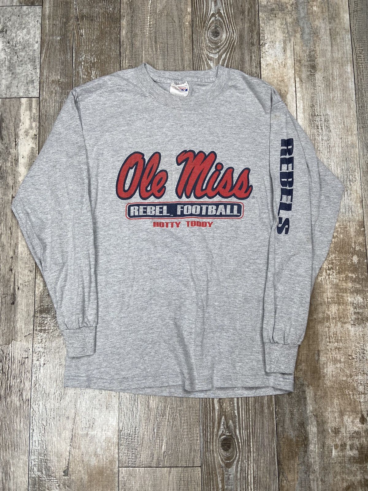 NCAA Crazy Vintage Y2K Ole Miss Rebels Football Longsleeve USA Size US S / EU 44-46 / 1 - 1 Thumbnail