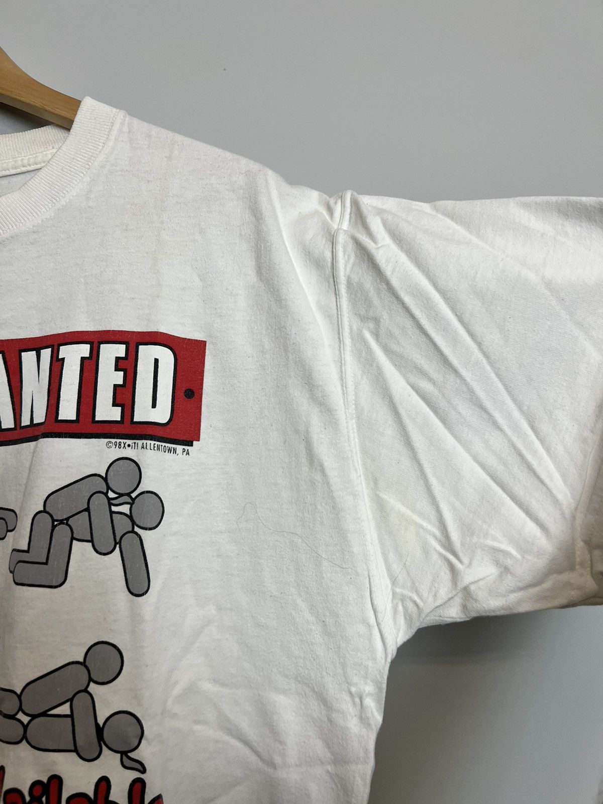 Seditionaries × Vintage 90s Porn Star Help Wanted Sex Positions Kama Sutra Humor Tee Size US L / EU 52-54 / 3 - 5 Thumbnail
