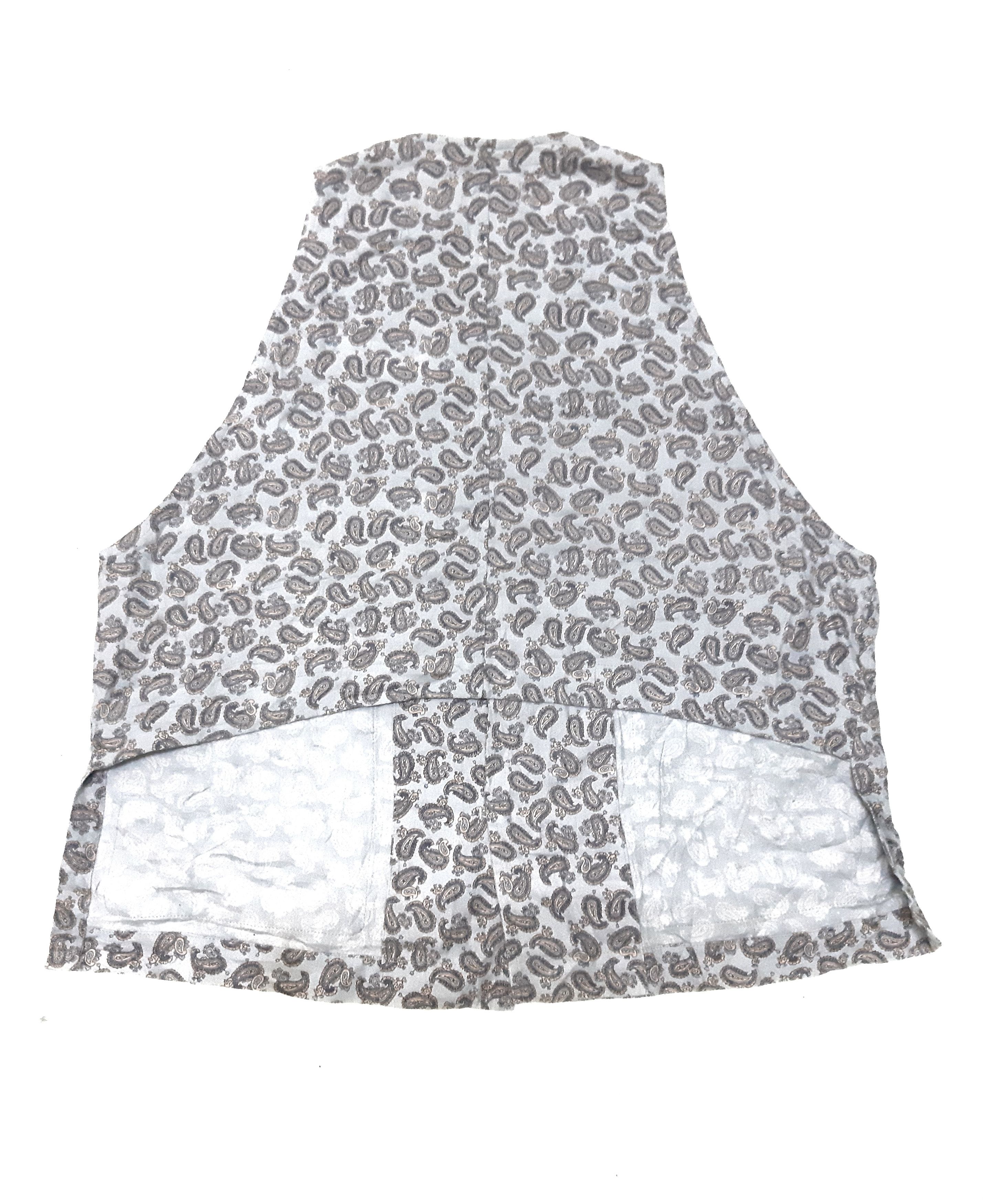 Comme des Garcons Homme Plus True Vintage Commes Des Garcons Paisley Vest Size 34R - 2 Thumbnail