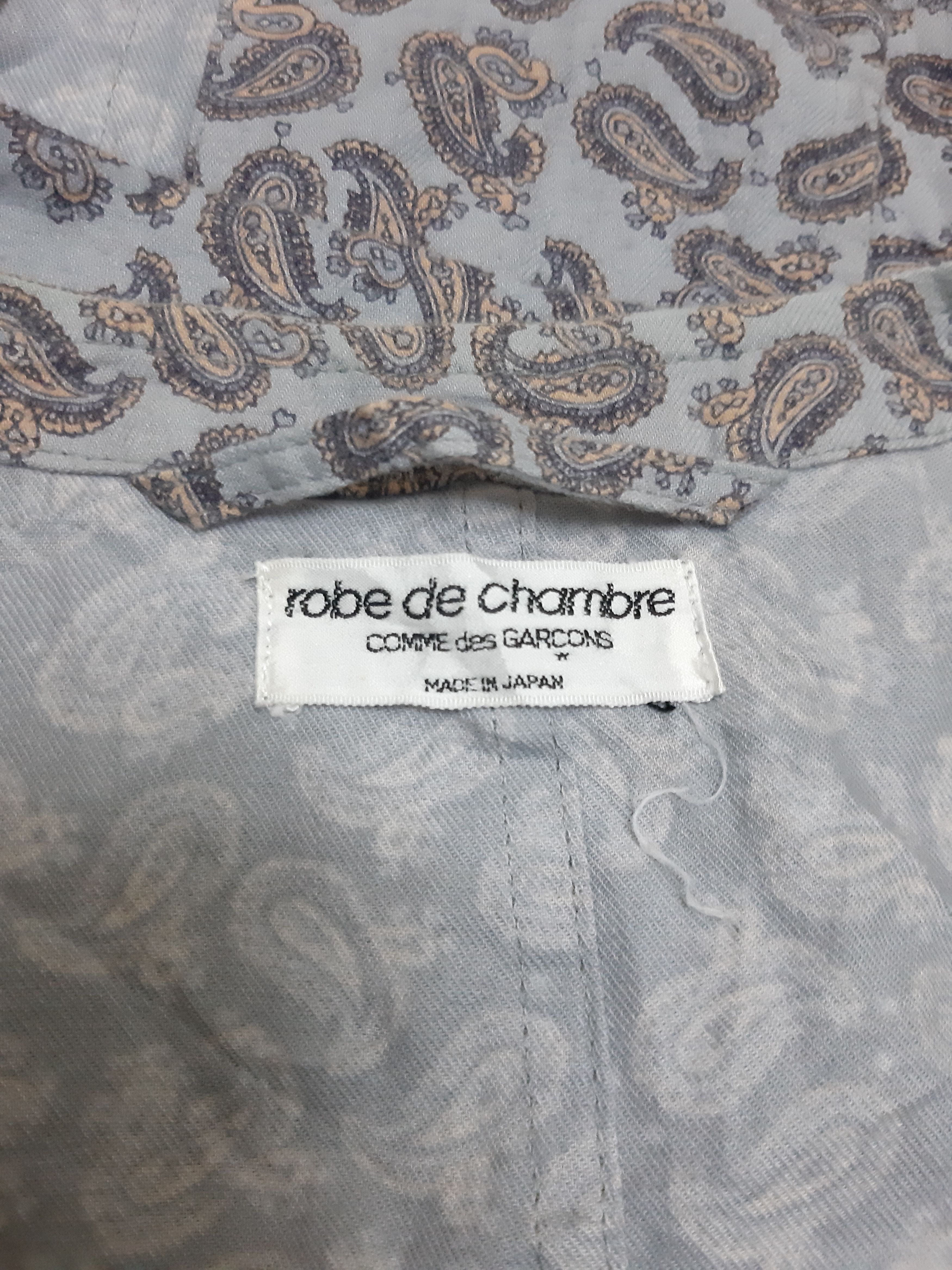 Comme des Garcons Homme Plus True Vintage Commes Des Garcons Paisley Vest Size 34R - 5 Thumbnail