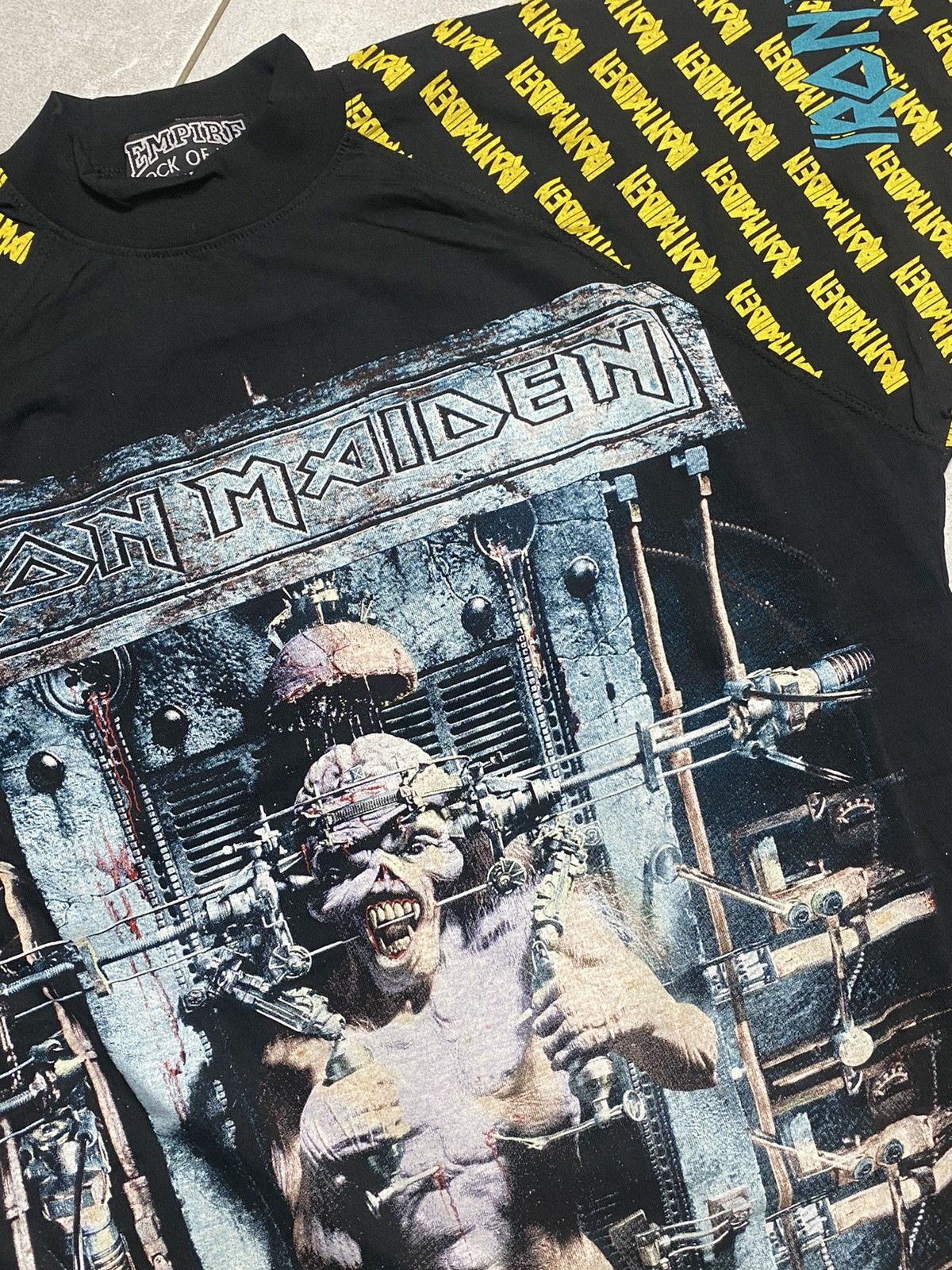 Band Tees Vintage 1995 Iron Maiden X Factor Rock Band Promo Empire Tee Size US XL / EU 56 / 4 - 3 Thumbnail