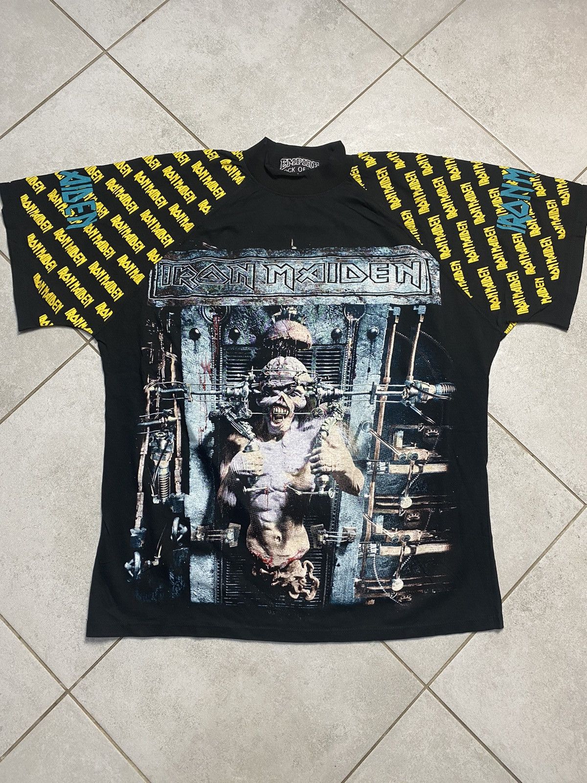 Band Tees Vintage 1995 Iron Maiden X Factor Rock Band Promo Empire Tee Size US XL / EU 56 / 4 - 1 Thumbnail