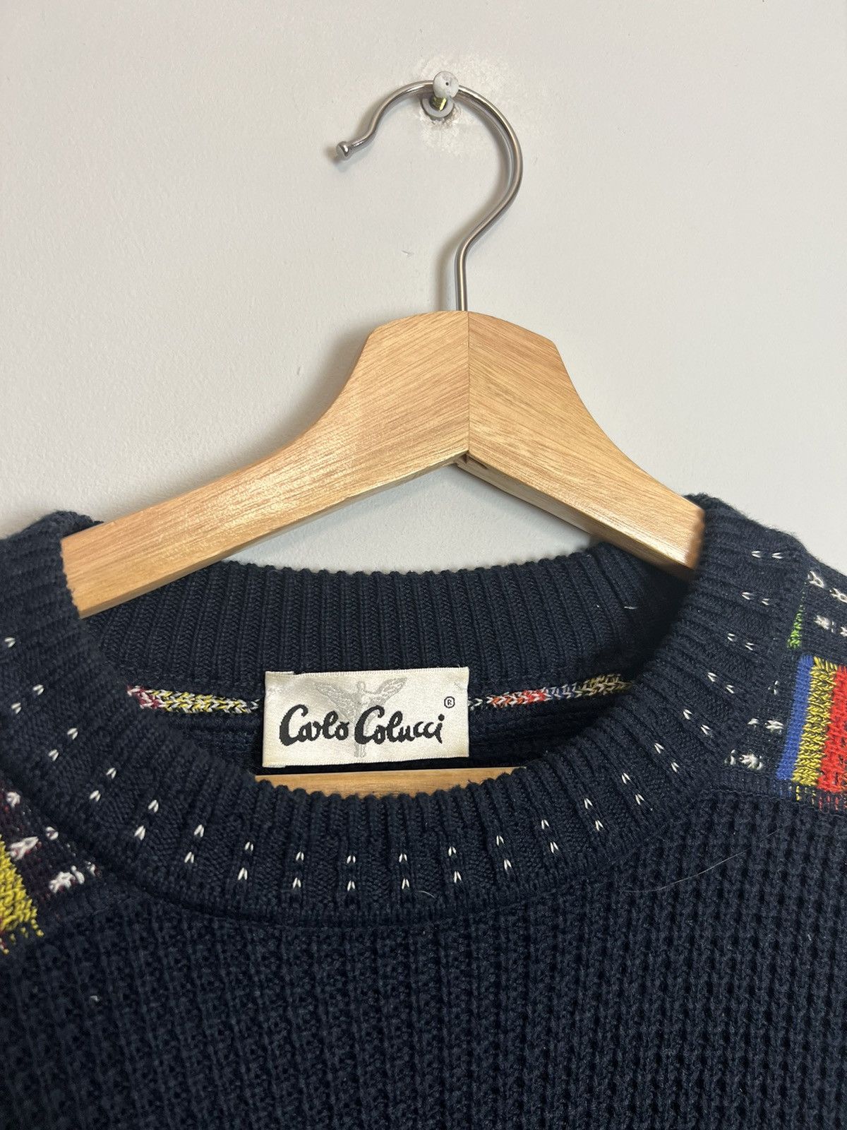 Carlo Colucci Carlo Colucci Vintage Y2k Sweater Knit Rare Streetwear Boxy Size US XL / EU 56 / 4 - 5 Thumbnail