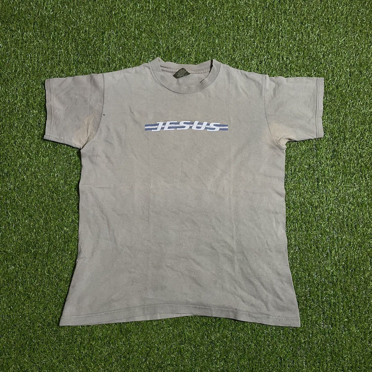 Vintage 90s Jesus God Religion Tee Art Band Rock Streetwear
