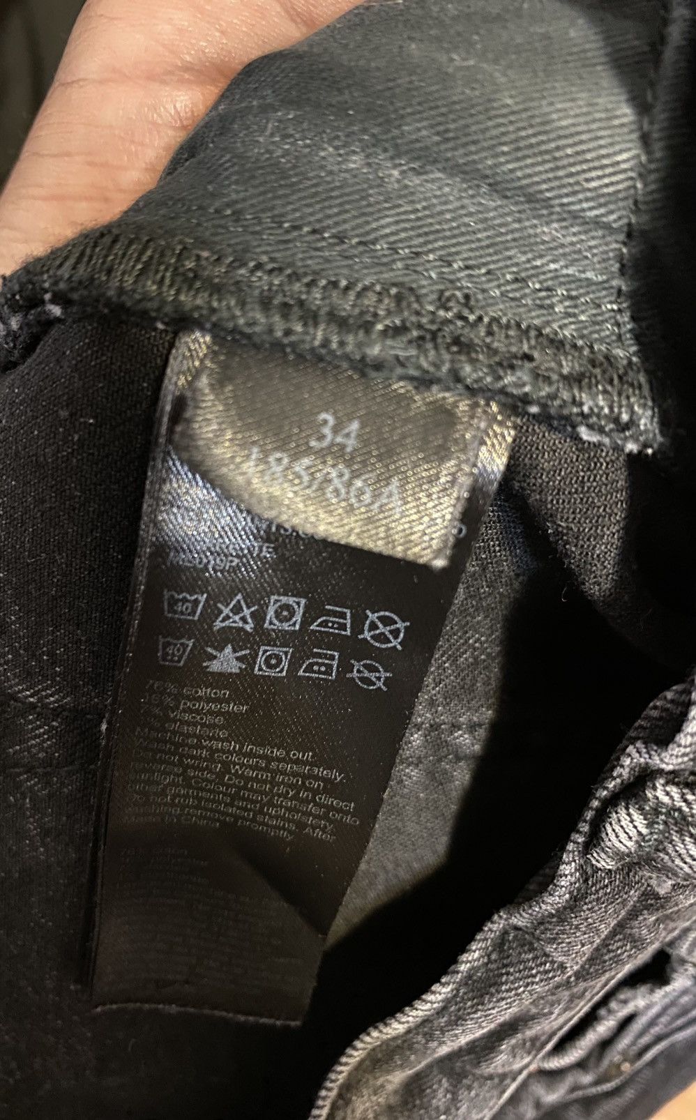 Allsaints × Vintage Allsaints Cigarette Streetwear Jeans Size 34 Size US 34 / EU 50 - 11 Thumbnail