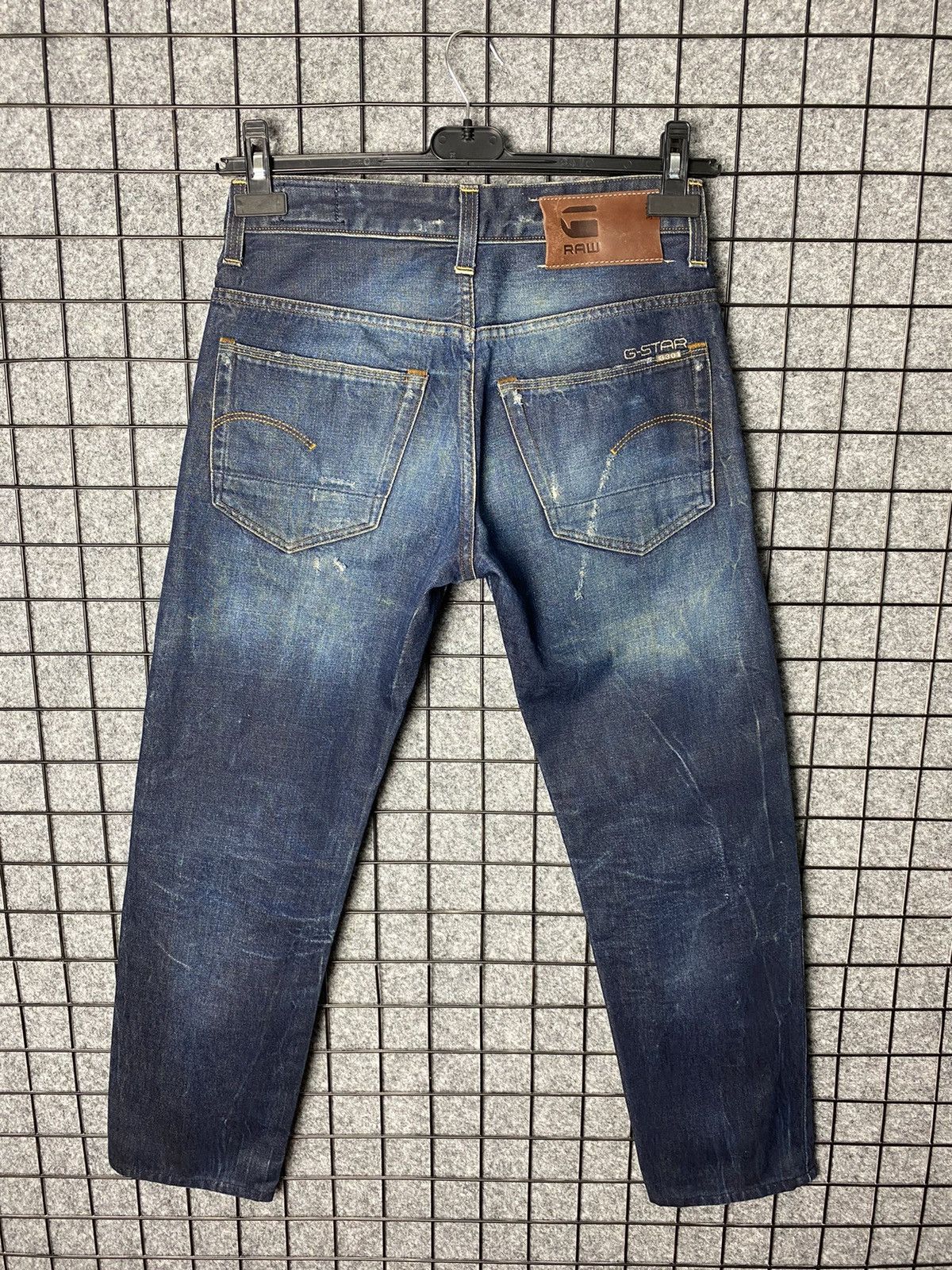 G-Star G Star Raw 3301 Streetwear Tapered Distressed Jeans Size 29 Size US 29 - 1 Thumbnail