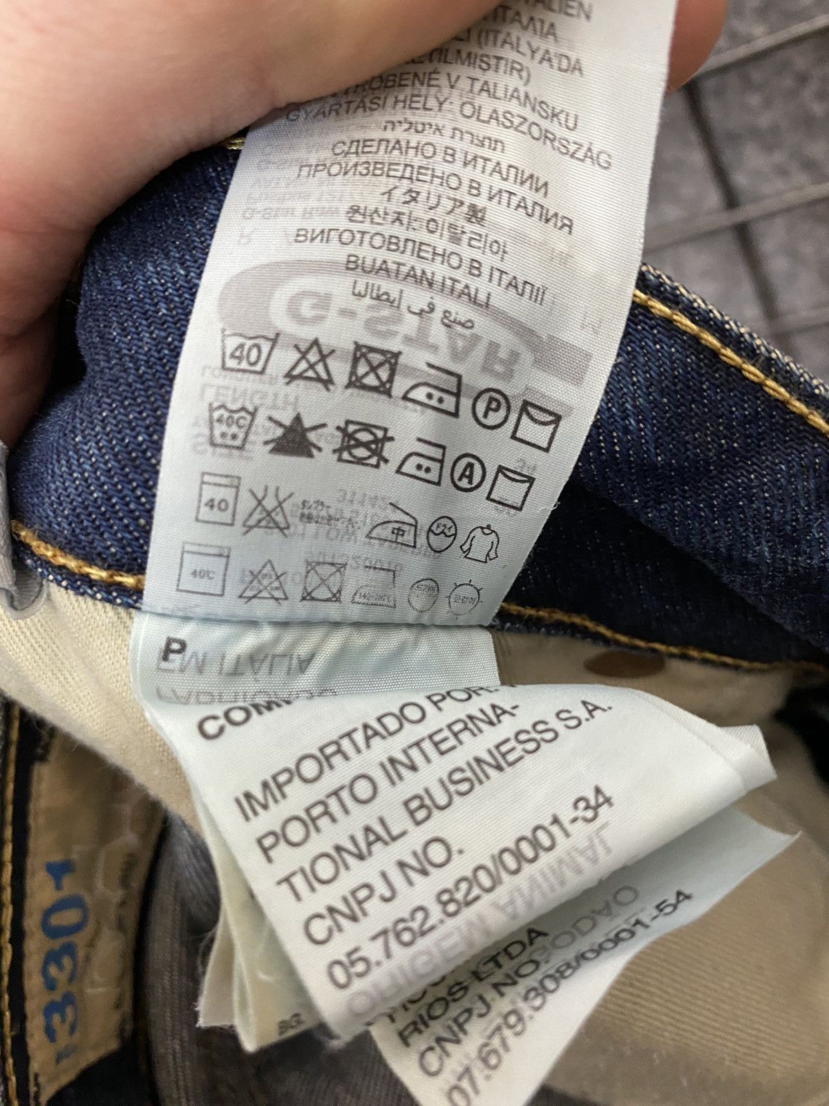 G-Star G Star Raw 3301 Streetwear Tapered Distressed Jeans Size 29 Size US 29 - 10 Thumbnail