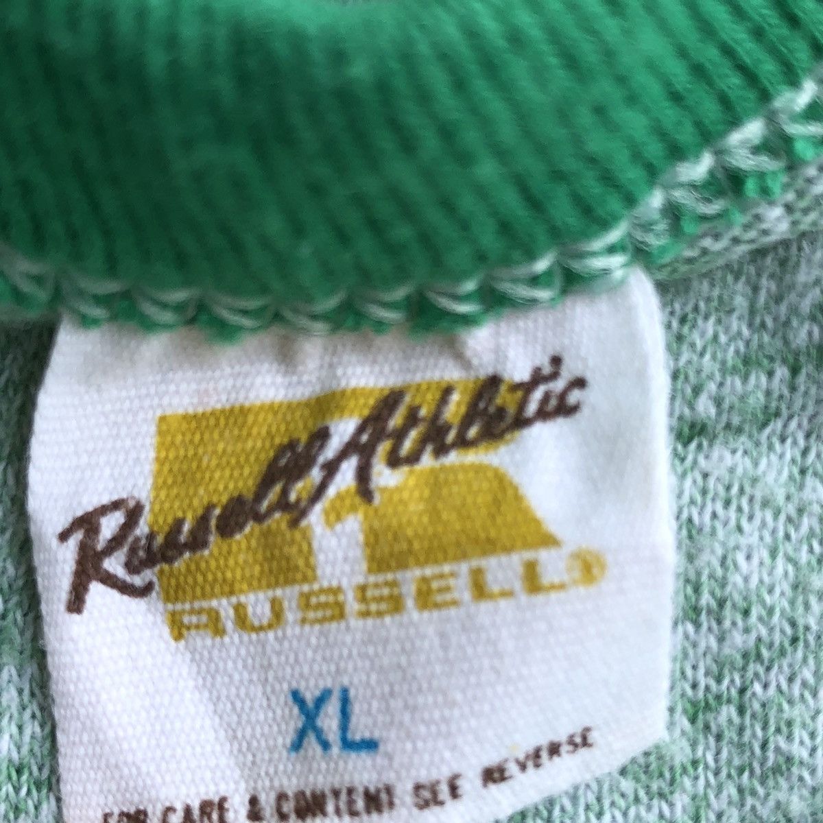 Russell Athletic × Vintage Vintage Ringer Tee 70s Russell Athletics 12 Rayon Size US L / EU 52-54 / 3 - 4 Thumbnail