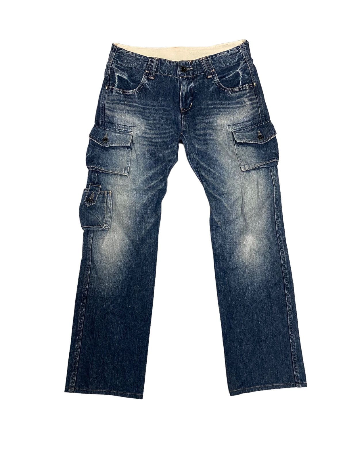KOJIMA GENES Vintage JohnBull Kojima Genes Cargo Jeans 3D Pockets Size US 30 / EU 46 - 1 Thumbnail