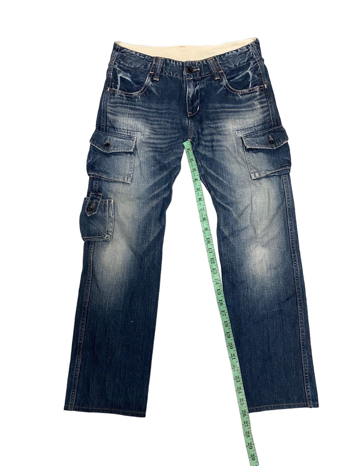 KOJIMA GENES Vintage JohnBull Kojima Genes Cargo Jeans 3D Pockets Size US 30 / EU 46 - 10 Thumbnail