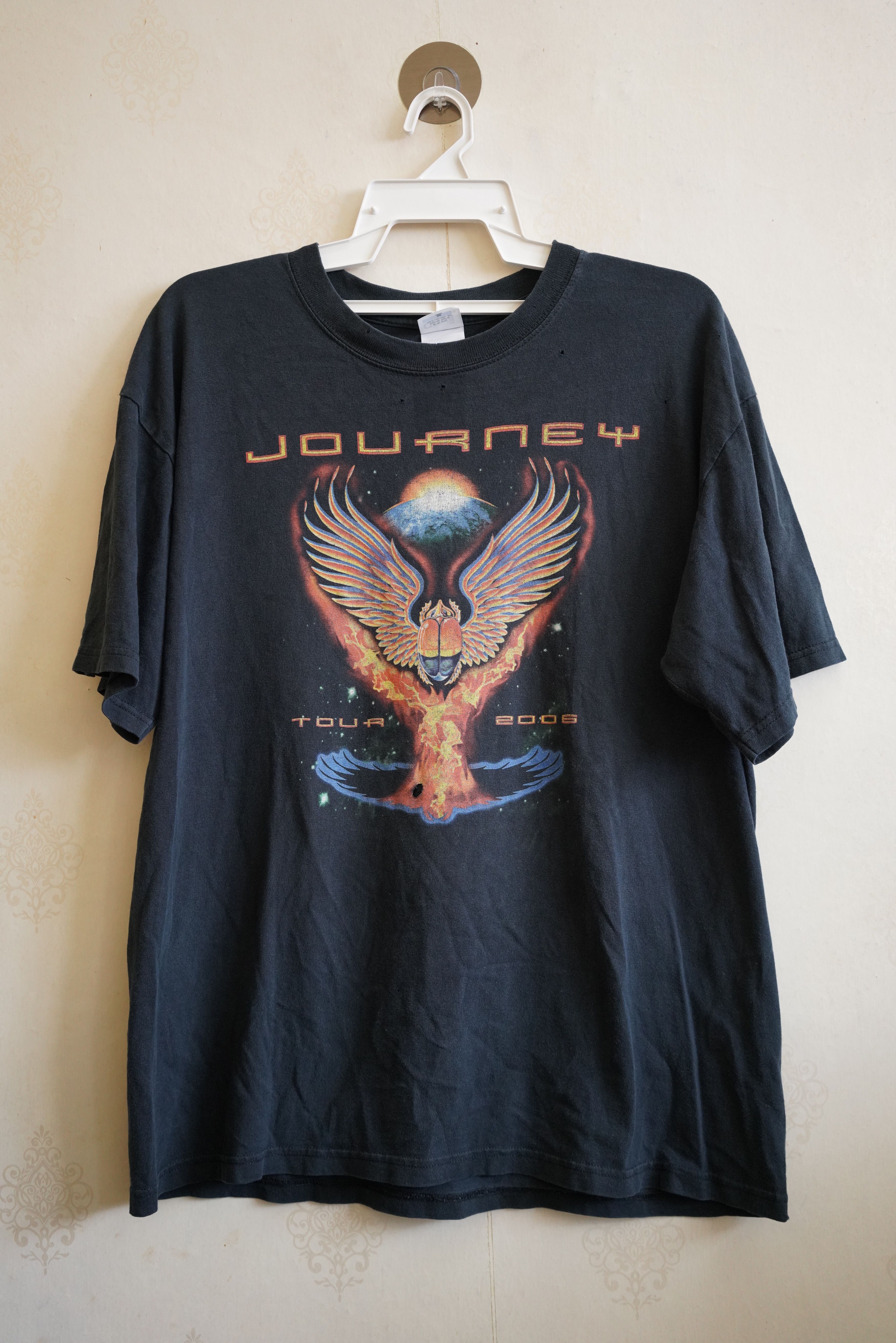 Distressed Vintage Y2K The Journey Tour Tshirt.