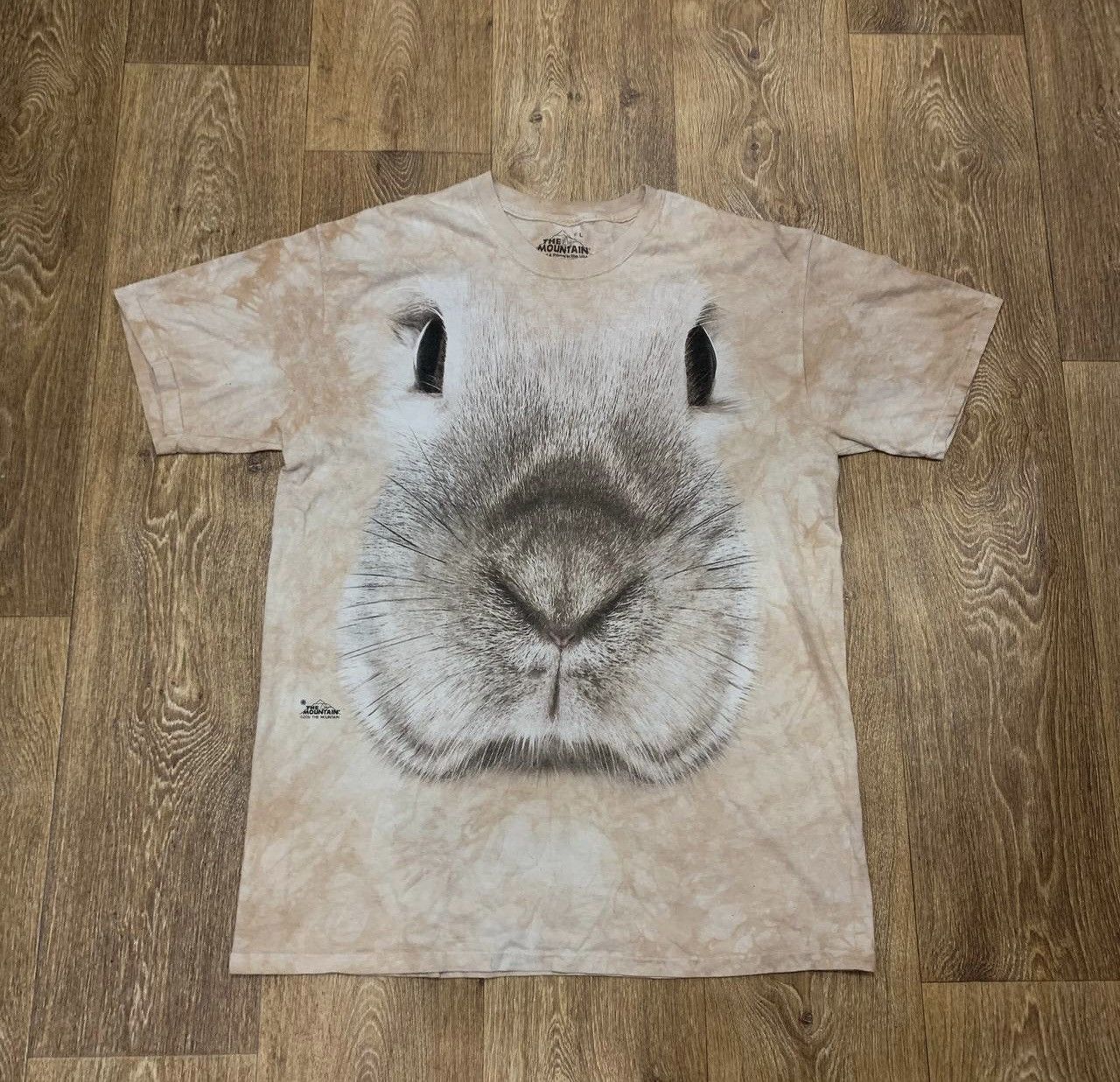 Vintage vintage Y2K The Mountain Big Face Print Streetwear Size US L / EU 52-54 / 3 - 1 Thumbnail