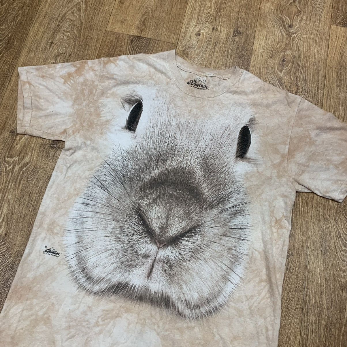 Vintage vintage Y2K The Mountain Big Face Print Streetwear Size US L / EU 52-54 / 3 - 4 Thumbnail