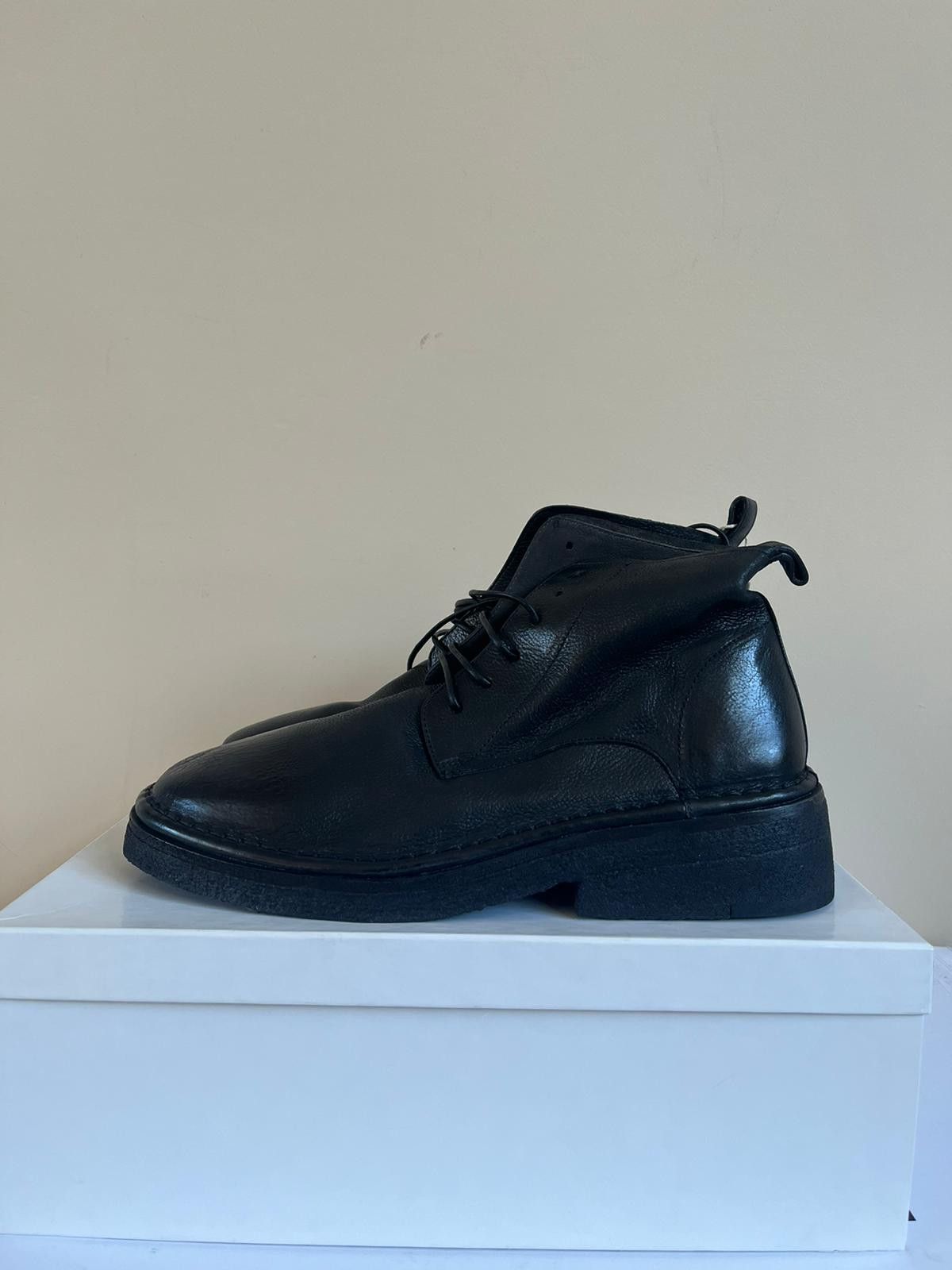 Marsell Leather Ankle Boots in Black Size US 9 / EU 42 - 3 Thumbnail