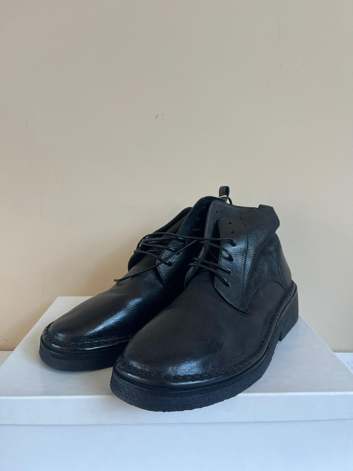 Marsell Leather Ankle Boots in Black Size US 9 / EU 42 - 4 Thumbnail