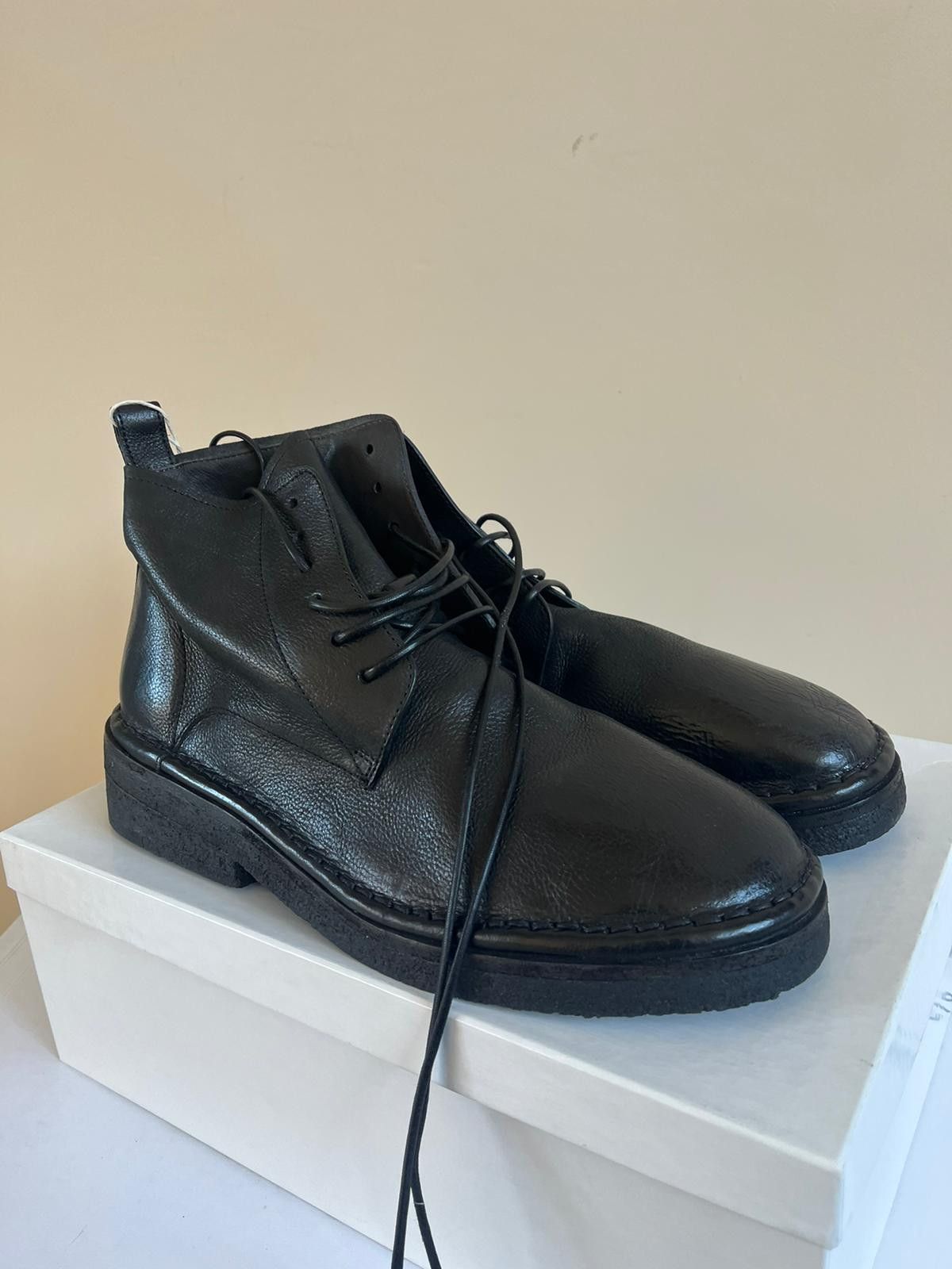 Marsell Leather Ankle Boots in Black Size US 9 / EU 42 - 13 Thumbnail