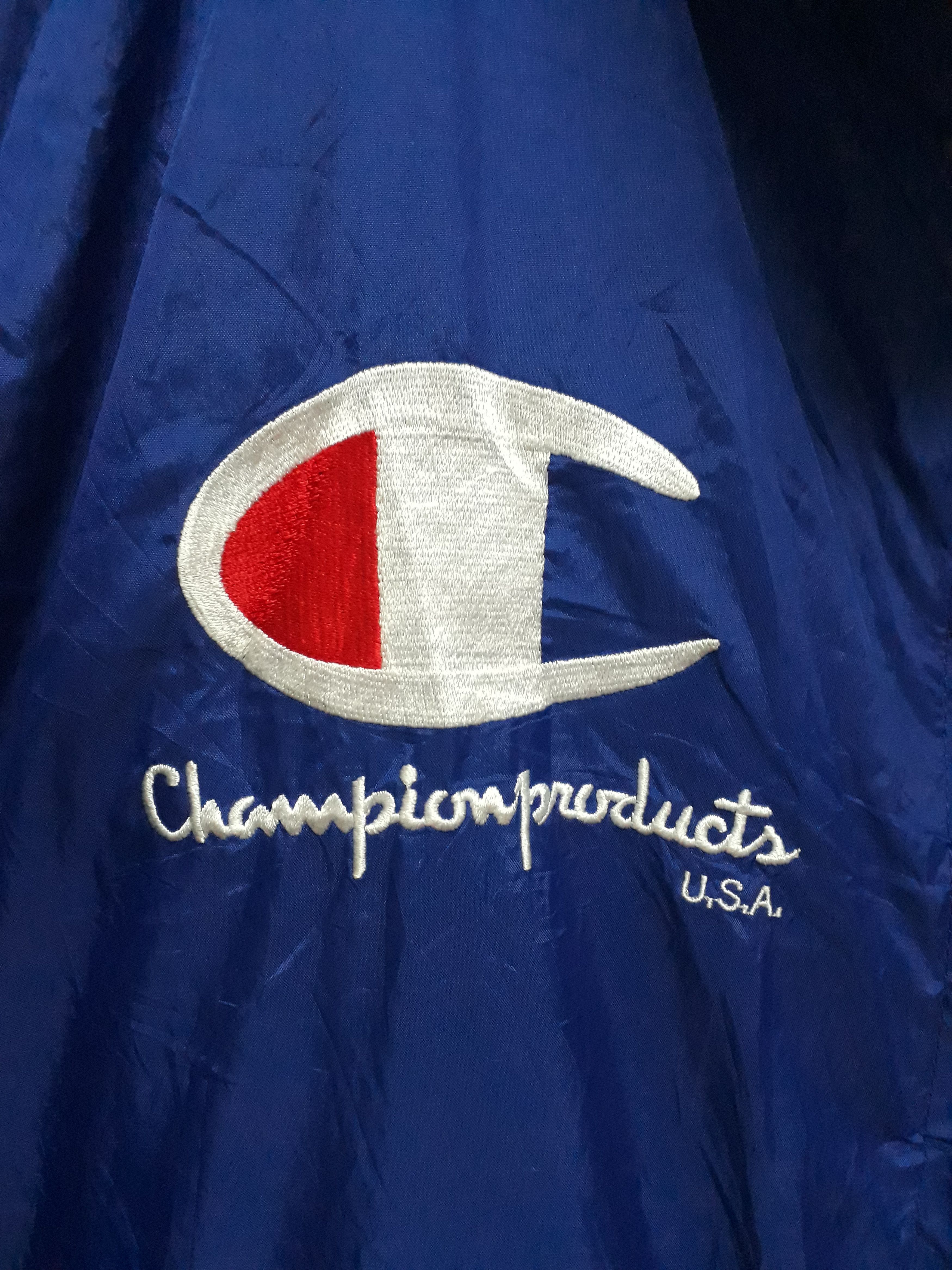 Champion Vintage Champion Products Nylon Long Jacket Hoodie Japan Size US L / EU 52-54 / 3 - 7 Thumbnail