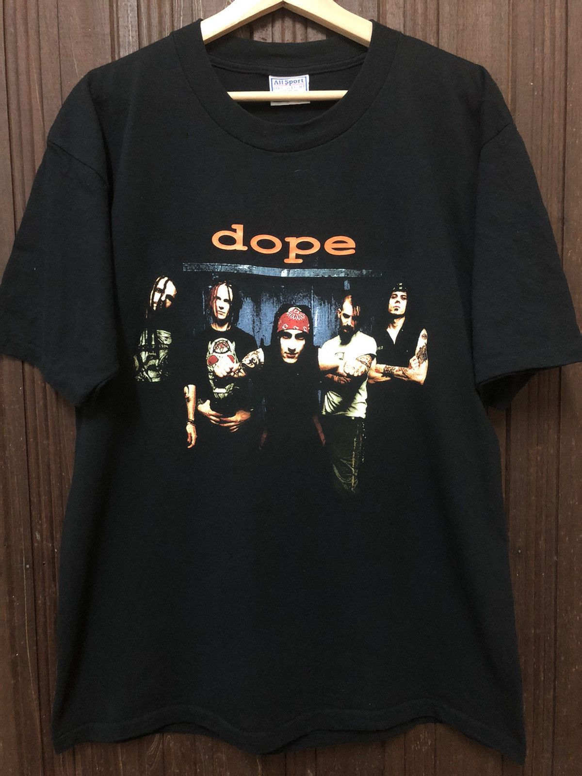 image of Band Tees x Dope Vintage Dope Heavy Metal Band Very T Shirt in Black, Men's (Size Large)