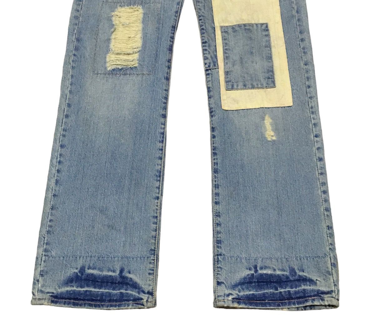 Takeo Kikuchi Rare Design Vintage Takeo Kikuchi Distressed Jeans 1990s Size US 36 / EU 52 - 6 Thumbnail